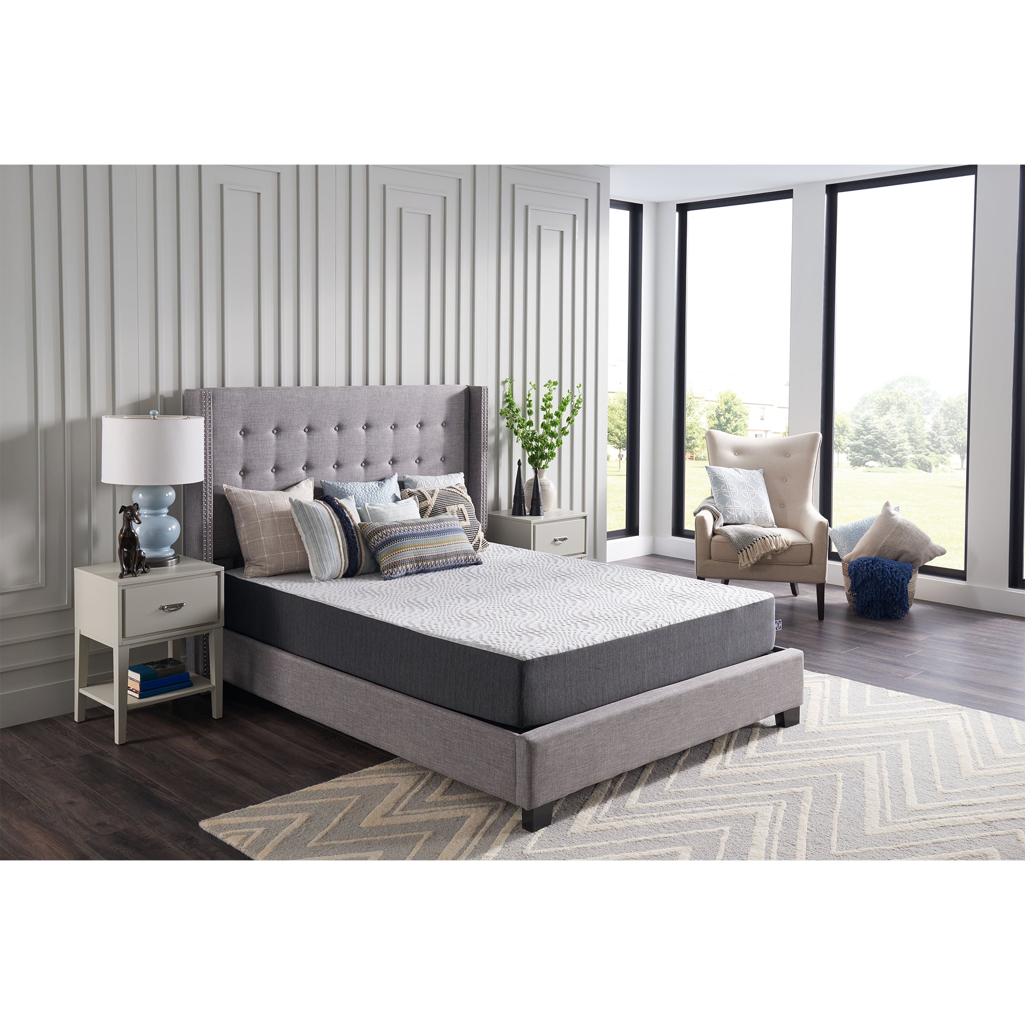 Sealy 10 Inch Memory Foam Mattress in a Box with Body Support, California King - VMInnovations