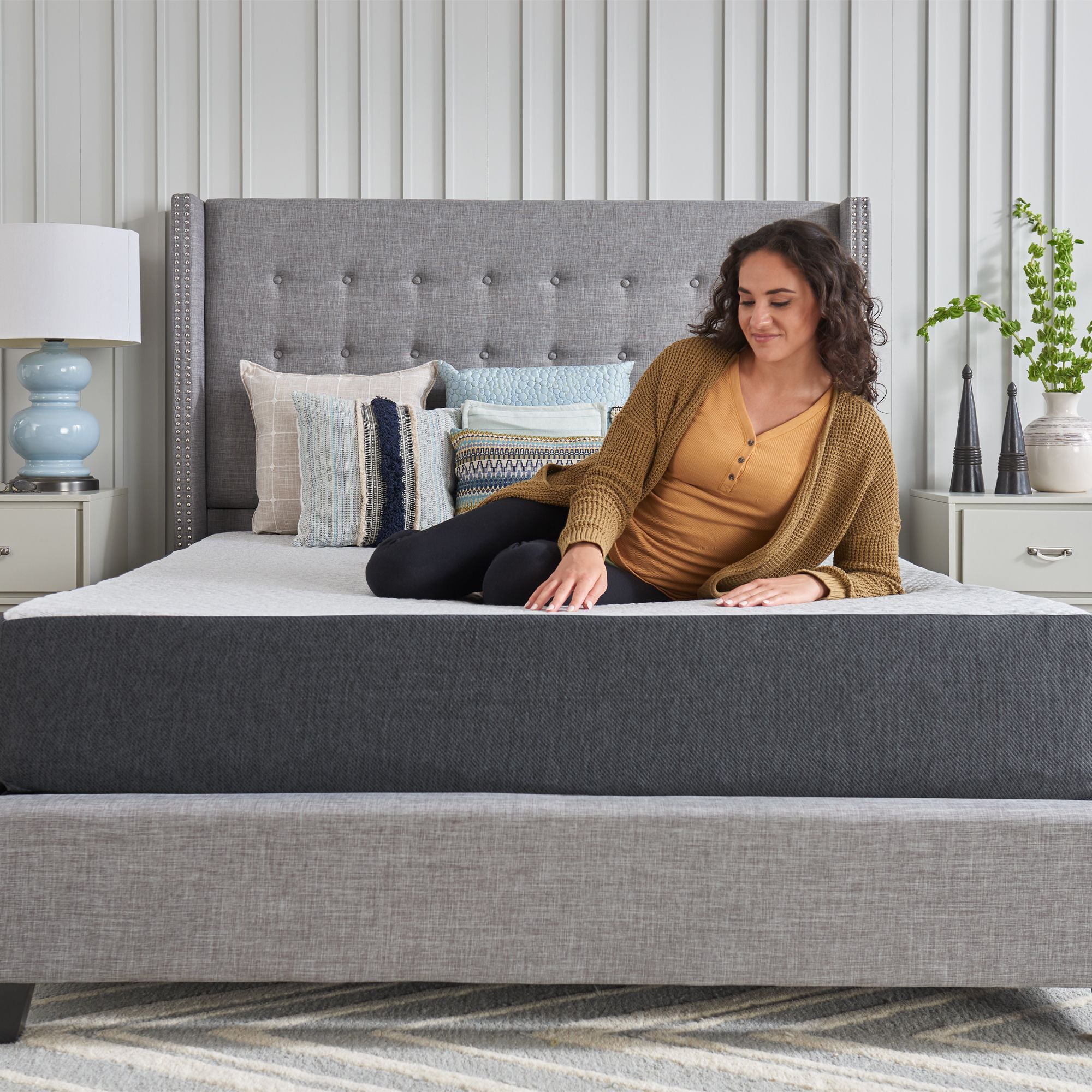 Sealy 10 Inch Memory Foam Mattress in a Box with Body Support, California King - VMInnovations