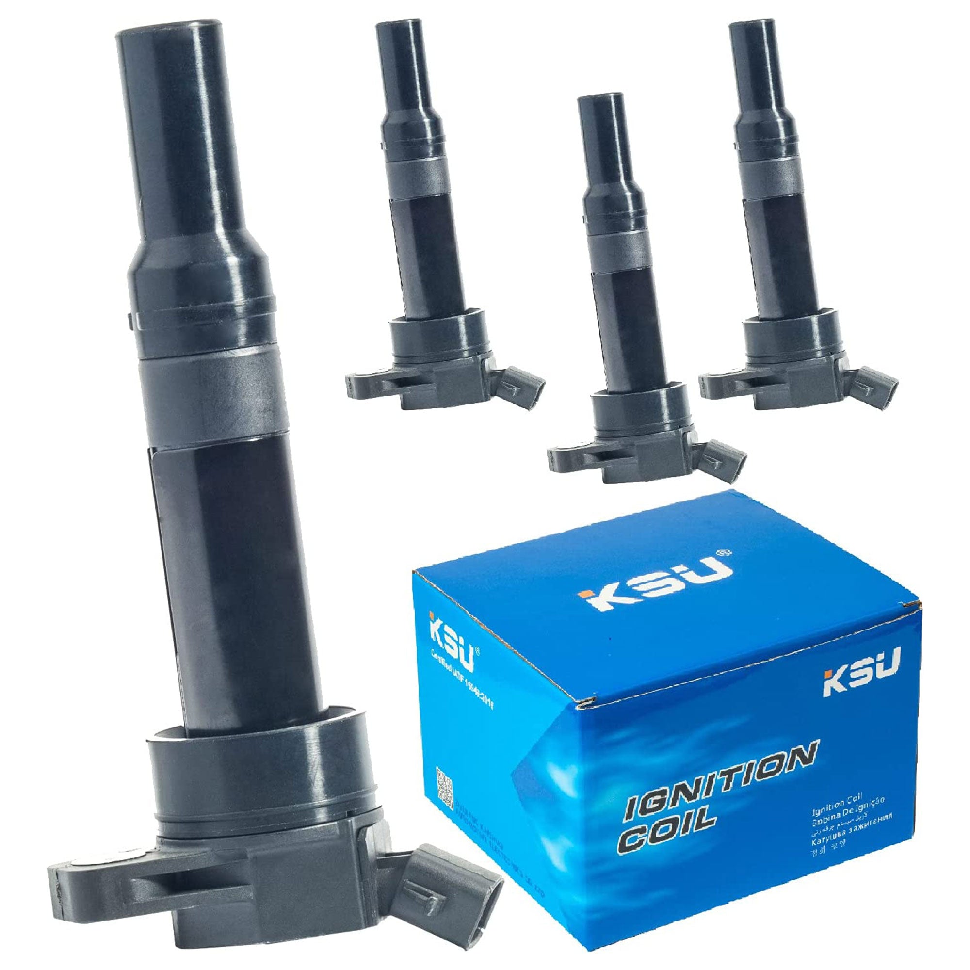 KSU Ignition Coil, Compatible w/ Select Hyundai & Kia Models (4 Pack) (Open Box) - VMInnovations