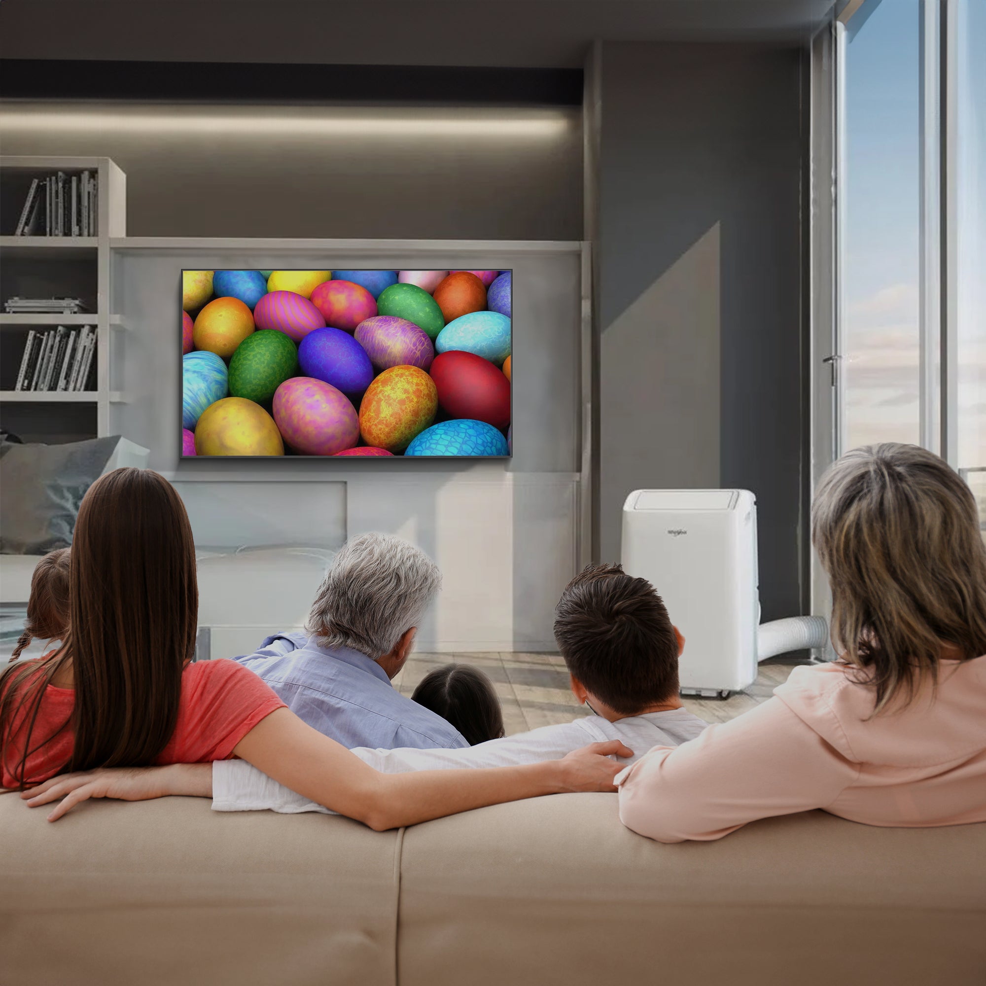 KUVASONG 1500 Nits LG Panel 55" Sun Readable Smart Outdoor Covered Area(Used) - VMInnovations