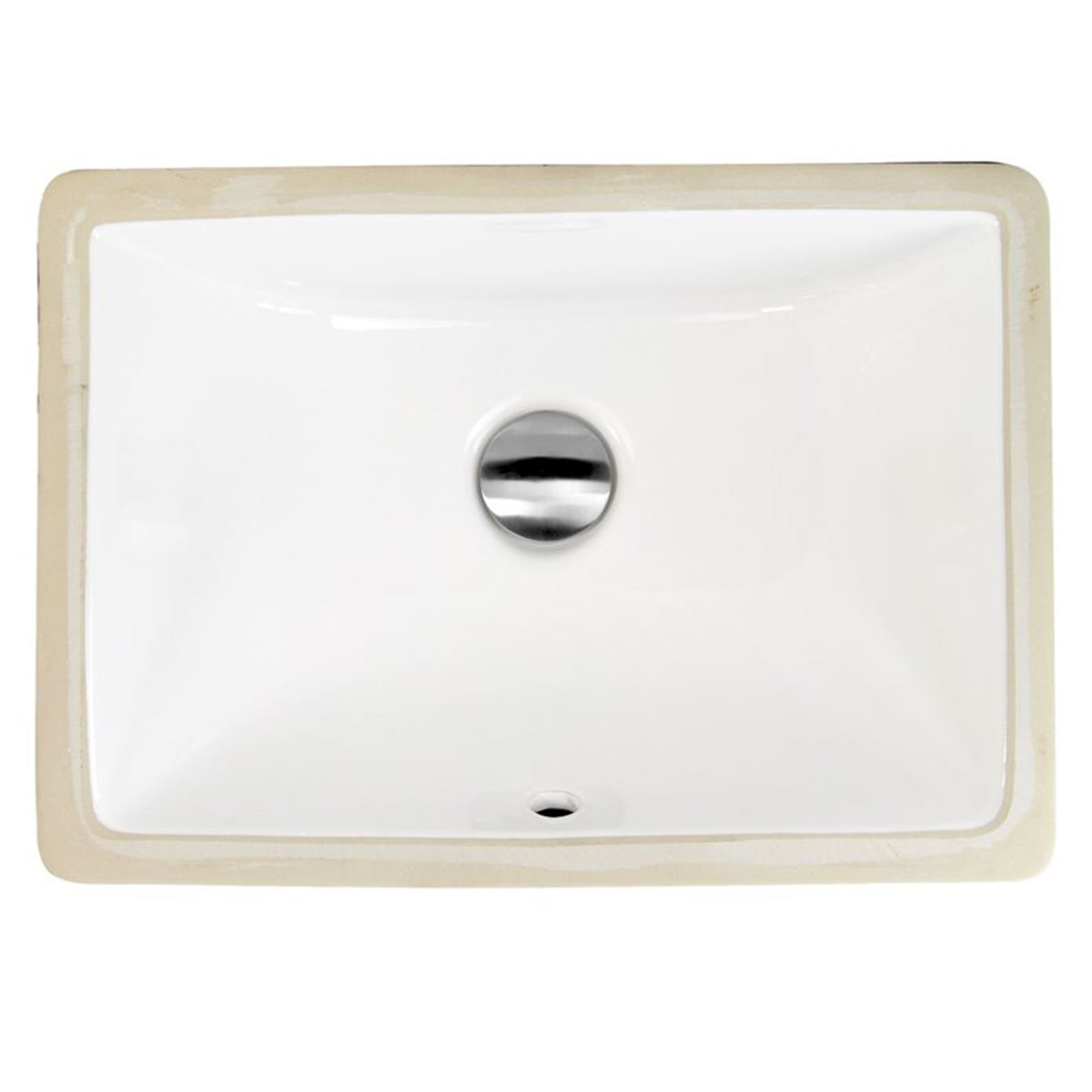 Nantucket Sinks 16x11in Vitreous China Ceramic Undermount Bathroom Sink, White