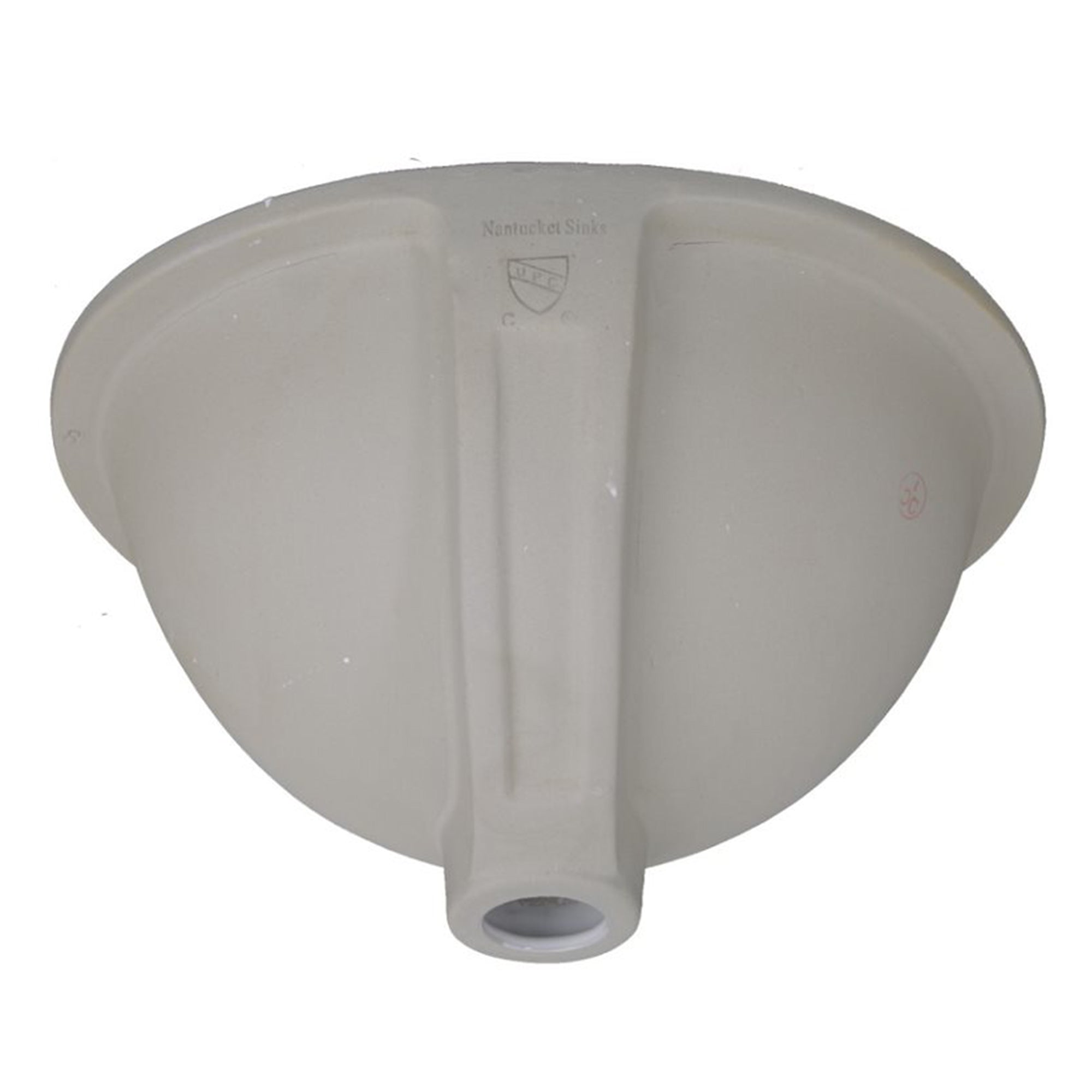 Nantucket Sinks 13x10in Vitreous China Ceramic Undermount Bathroom Sink, White