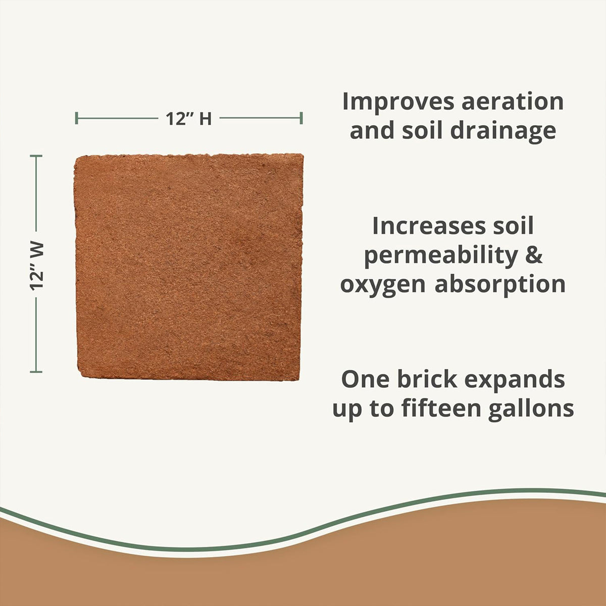 Plantonix Coco Bliss Premium Organic Coconut Coir Pith 10 Pound Bricks (4 Pack)