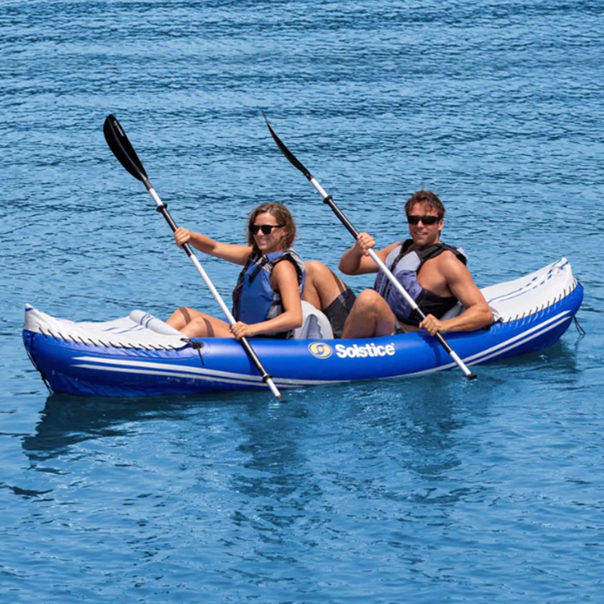 Solstice 29900 Whitewater Rapids Rogue 2-Person Inflatable Kayak (Open Box)