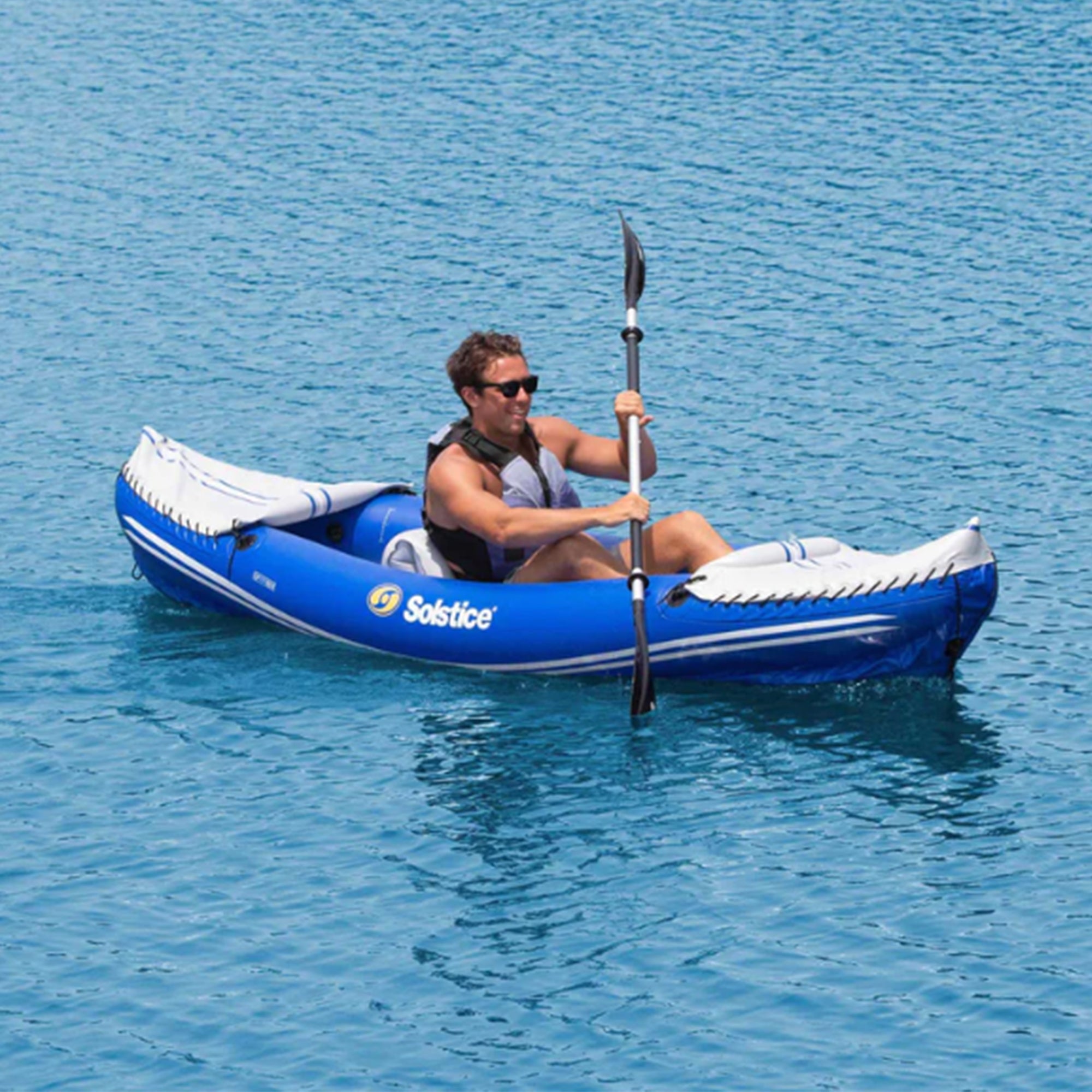 Solstice 29900 Whitewater Rapids Rogue 2-Person Inflatable Kayak (Open Box)