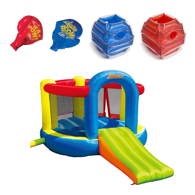 Banzai Battle Bop Combo Pack Gloves & Bumpers & Jump and Slide Bounce House