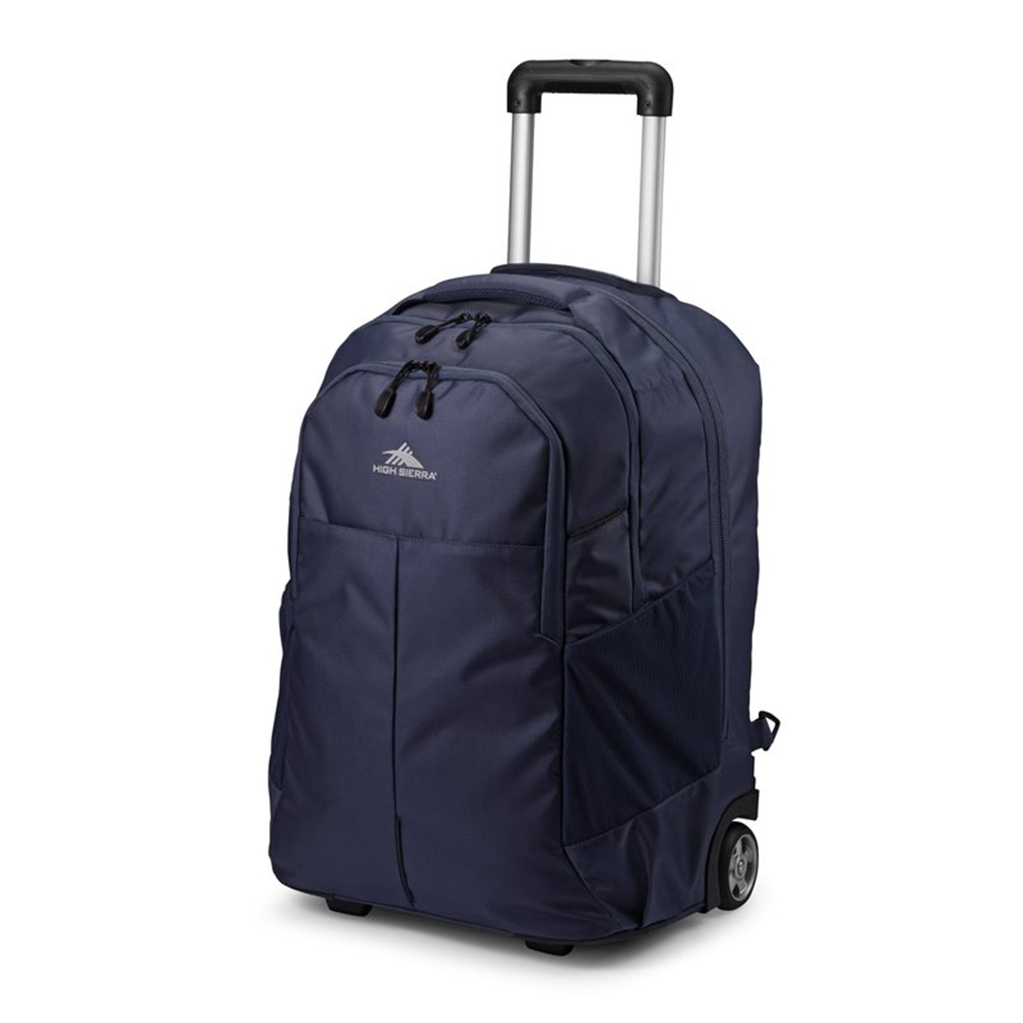 High Sierra Wheeled Backpack with Telescoping Handle, Indigo Blue (Used) - VMInnovations