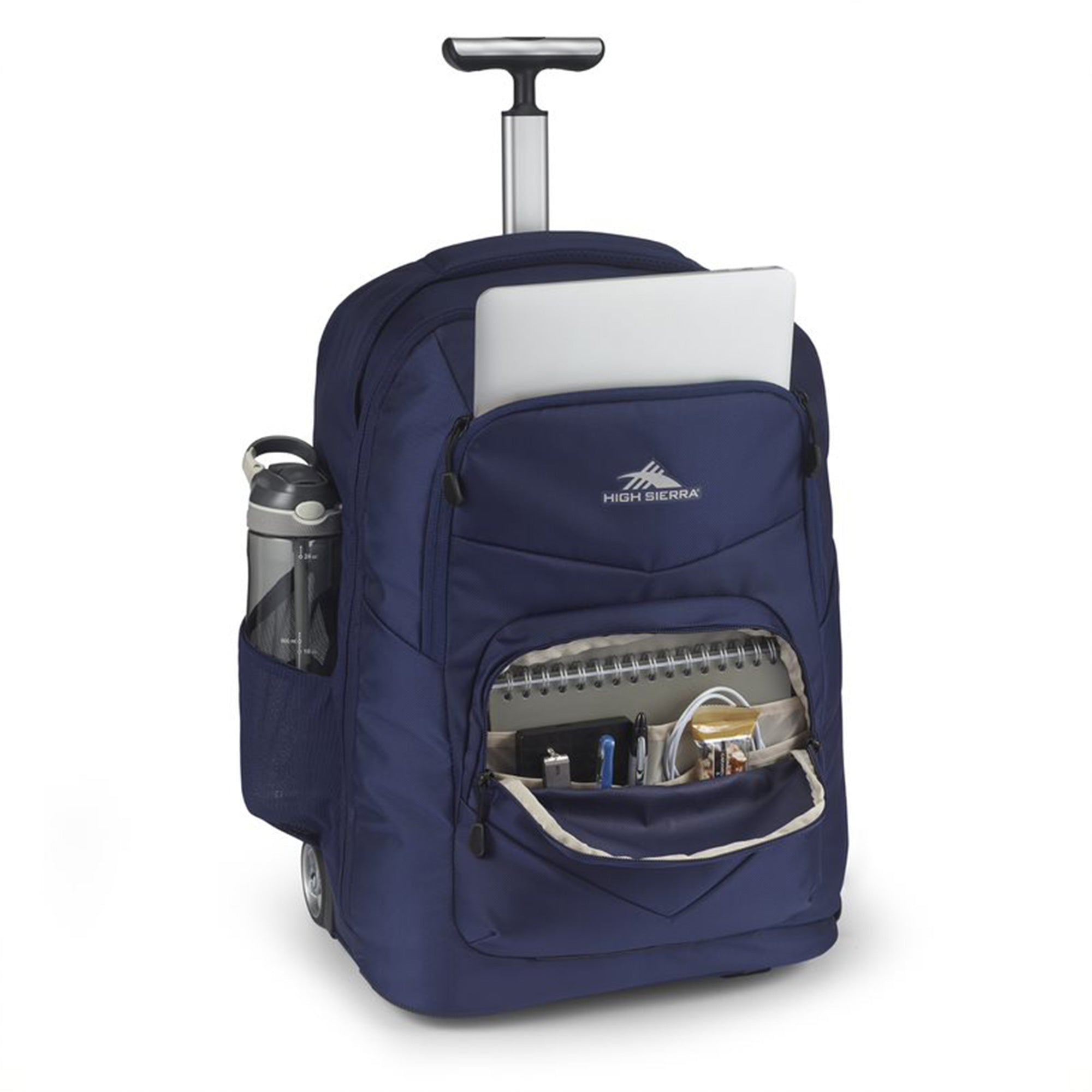 High Sierra Freewheel Pro Wheeled Backpack, Fits most 15” Laptops, 40L, Navy