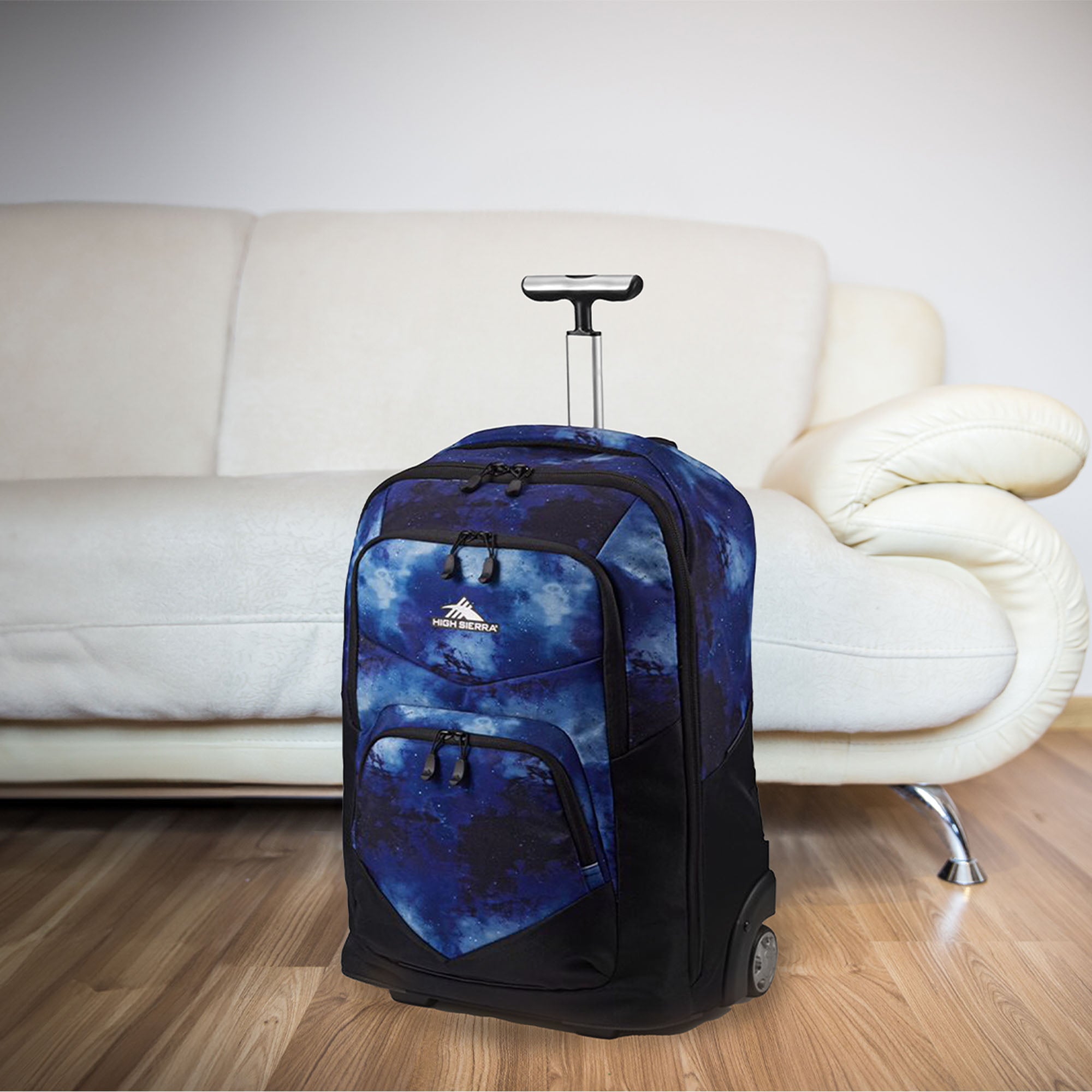 High Sierra Freewheel Pro Wheeled Backpack with Rotating Handle, Black (Used) - VMInnovations