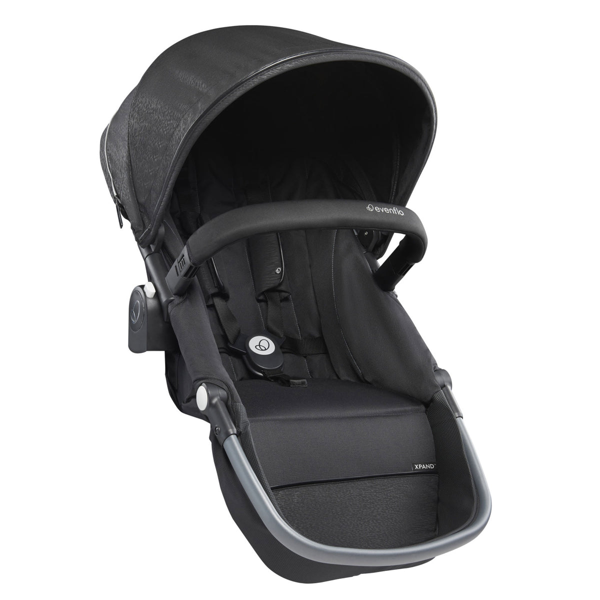 Evenflo Gold Xpand Smart Stroller Second Toddler Seat with Canopy, Onyx Black - VMInnovations