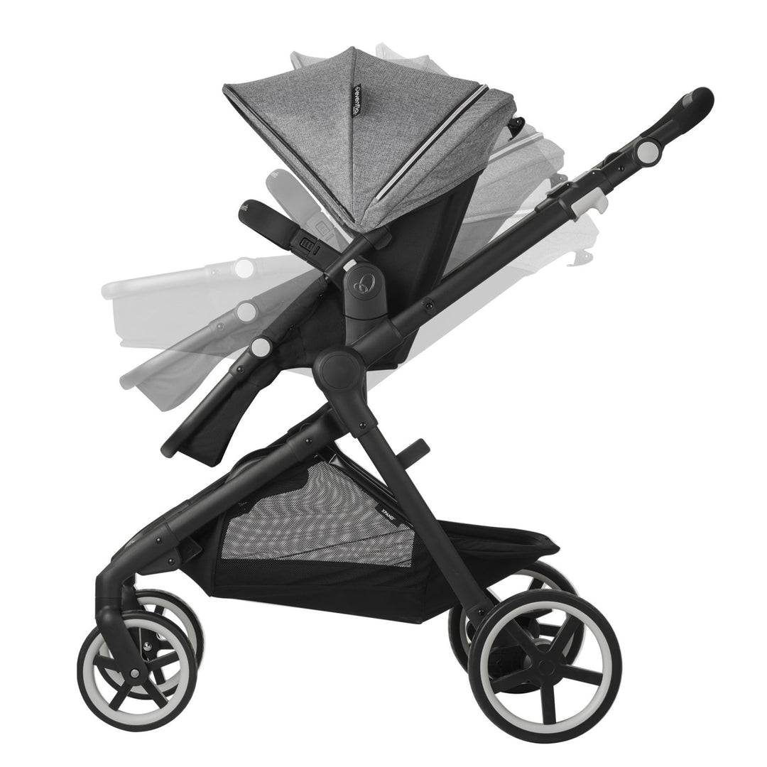 Evenflo GOLD SensorSafe Pivot Xpand Smart Modular Travel System, Moonstone Gray - VMInnovations