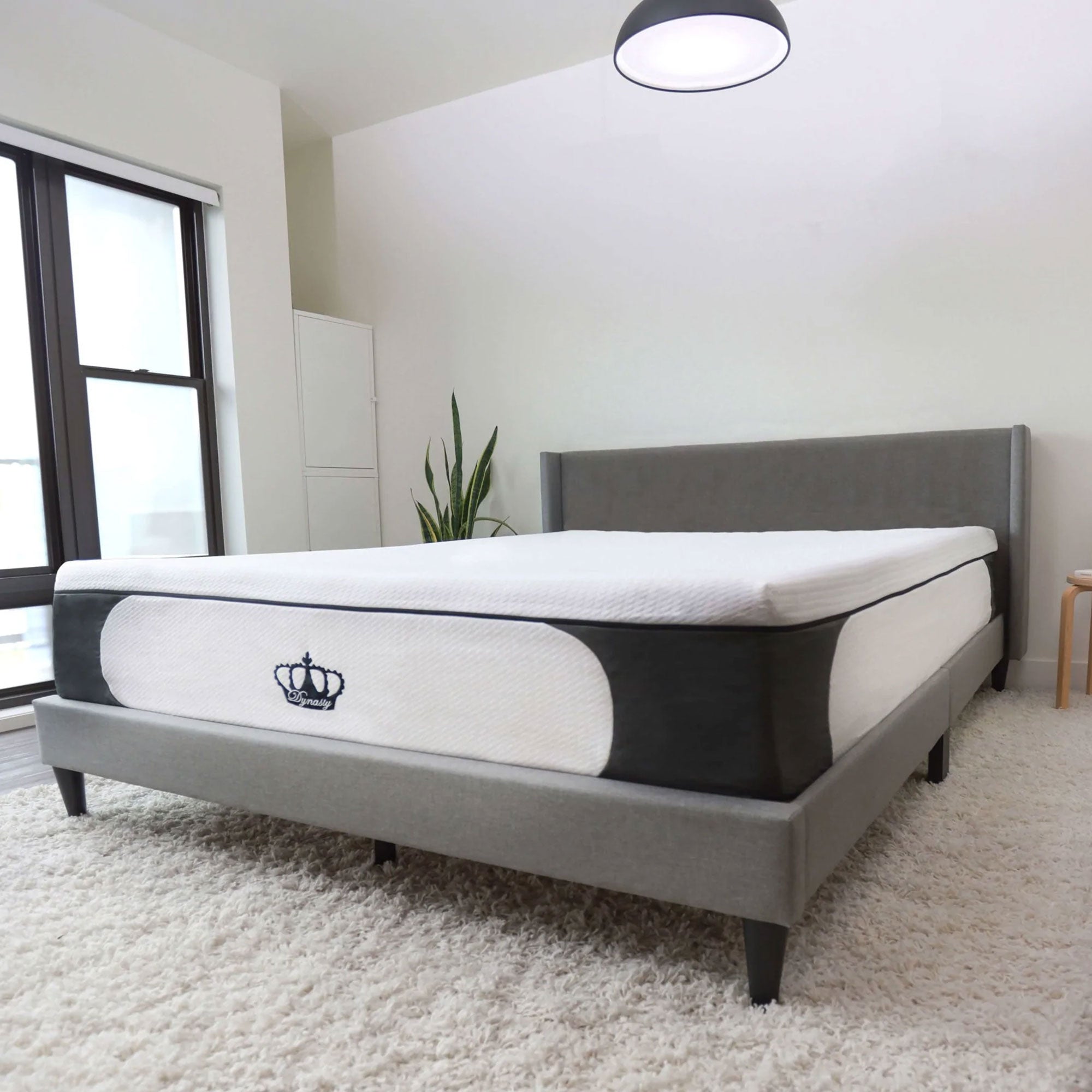 Dynasty Mattress 14.5 Inch CoolBreeze Plush Gel Memory Foam Mattress Bed, Twin XL Size - VMInnovations