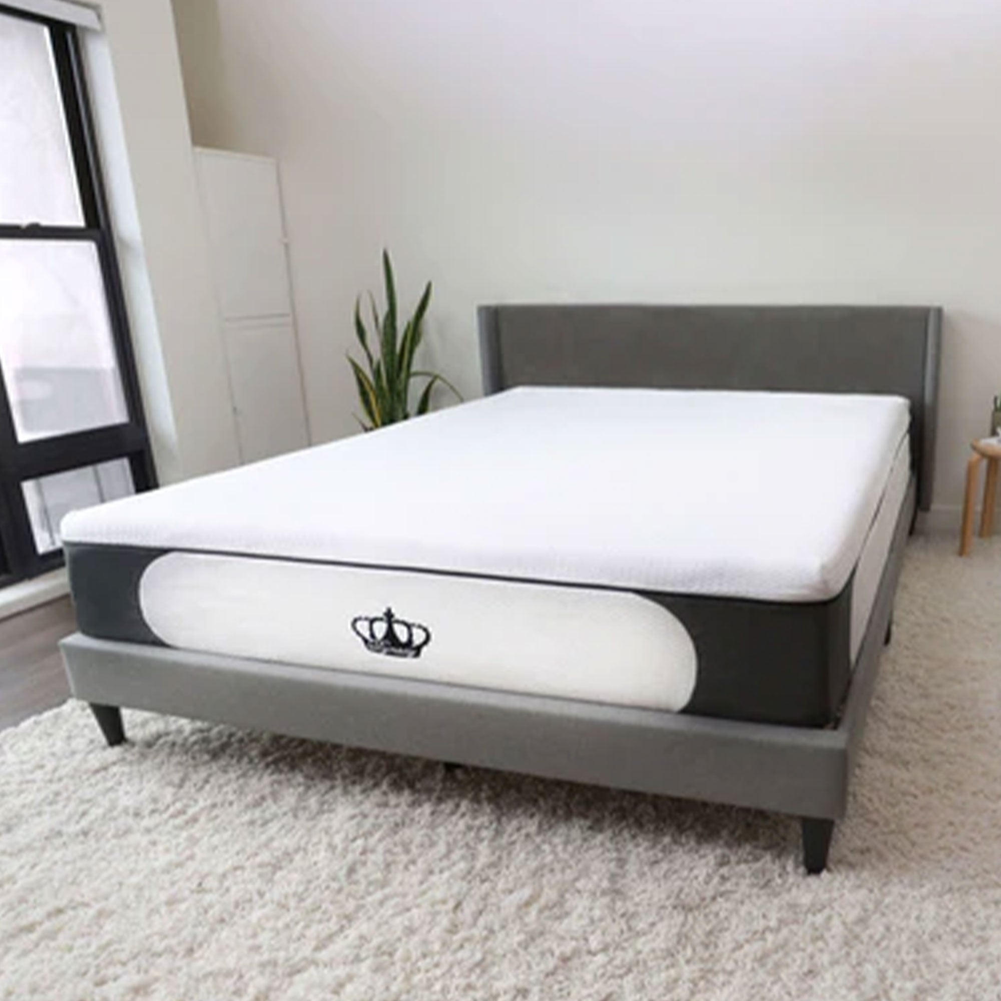 Dynasty Mattress 14.5 Inch CoolBreeze Plush Gel Memory Foam Mattress Bed, Twin XL Size - VMInnovations
