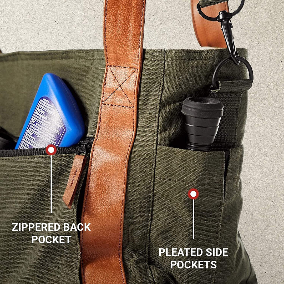 Coleman Banyan Series 30 Can Padded Soft Sided Can Soft Cooler Tote Bag, Olive - VMInnovations