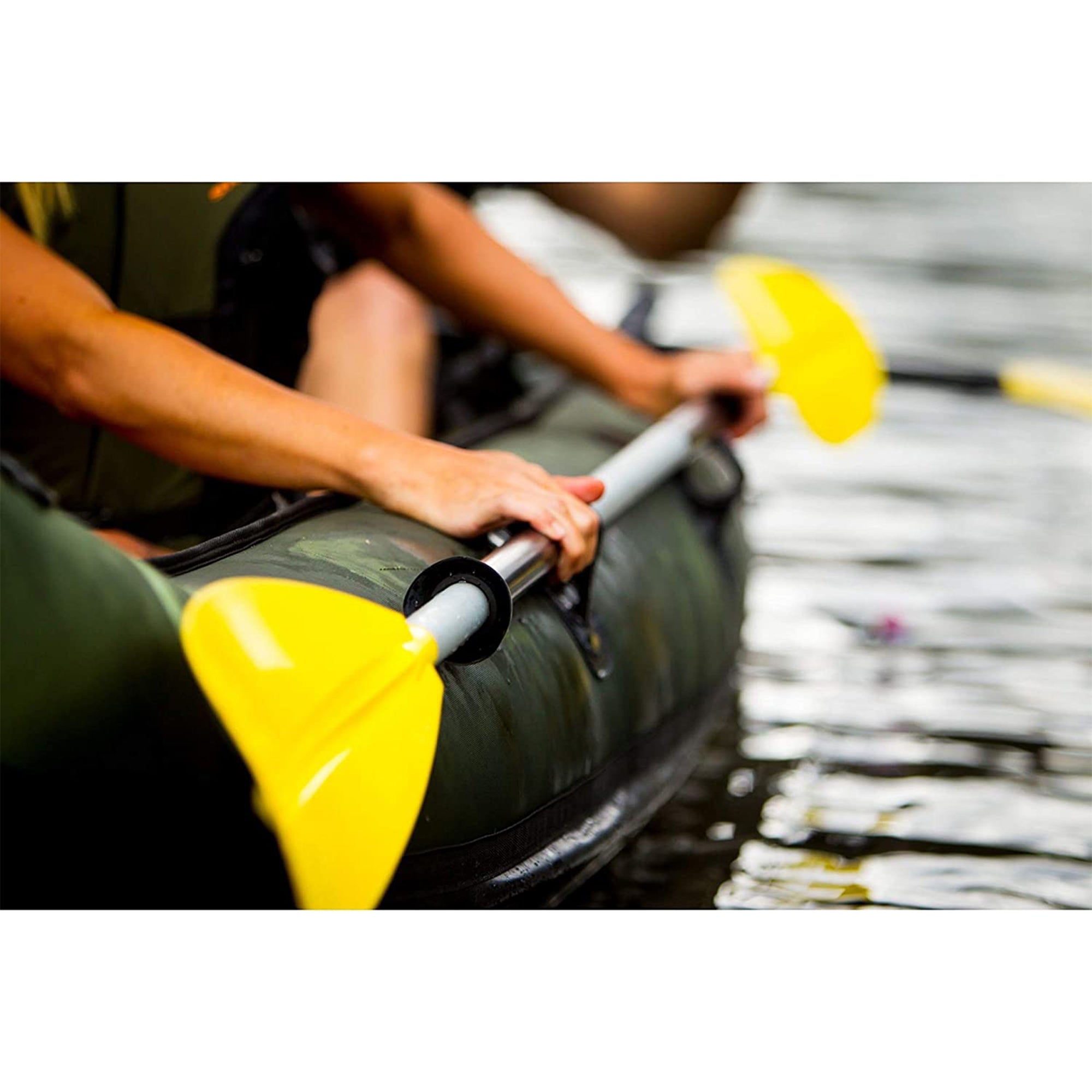 Sevylor Colorado 2 Person Inflatable Kayak & Stearns Men's Life Vest, Blue, M - VMInnovations