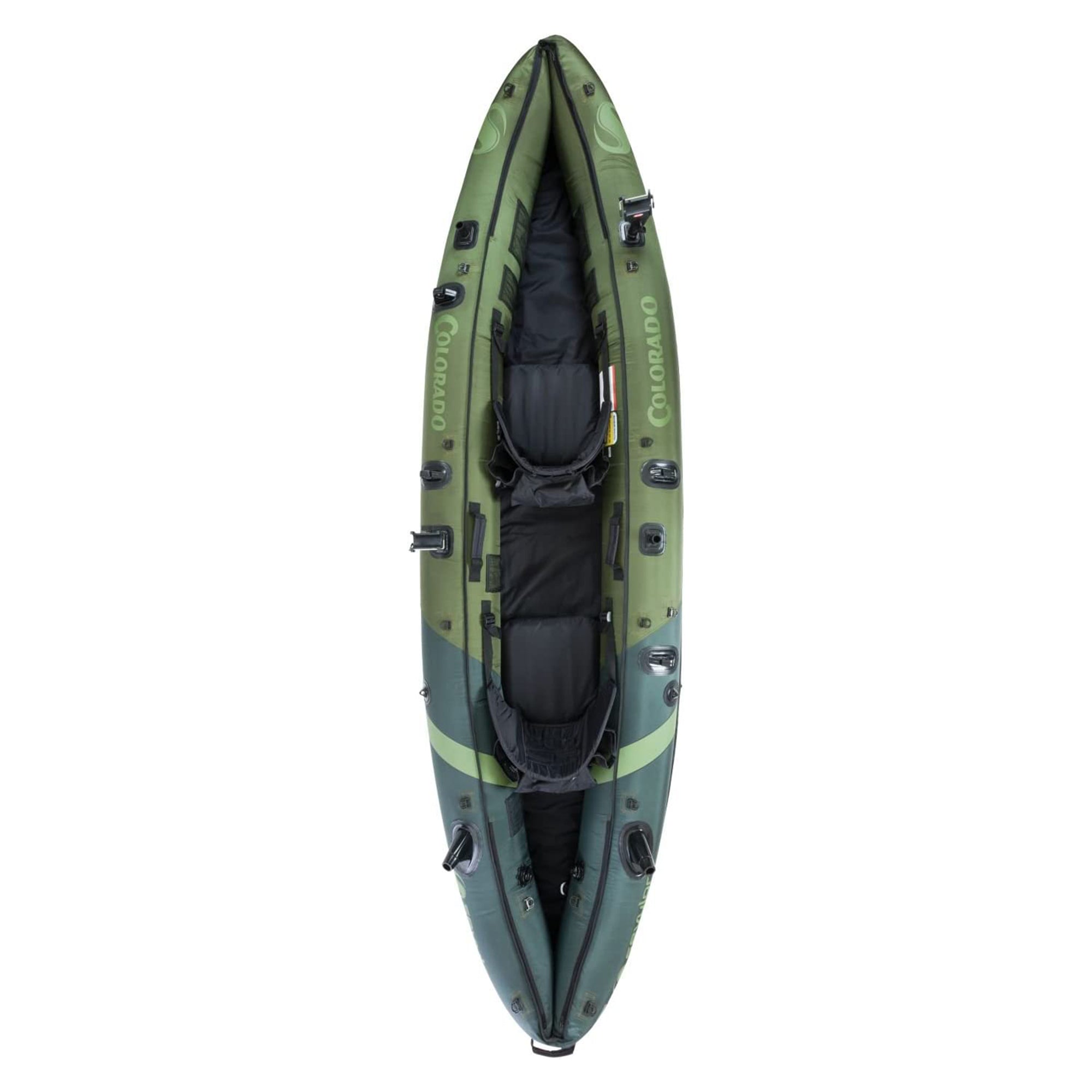 Sevylor Colorado 2 Person Inflatable Kayak & Stearns Men's Life Vest, Blue, M - VMInnovations