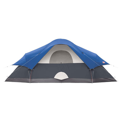 Coleman Red Canyon 8 Person 17x10Ft Outdoor Large Family Camping Tent,Blue(Used)
