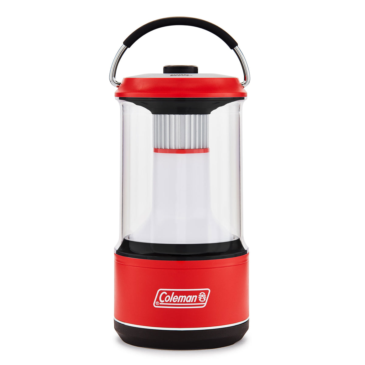 Coleman 800 Lumens LED Outdoor Camping Light Lantern w/BatteryGuard, Red(2 Pack)
