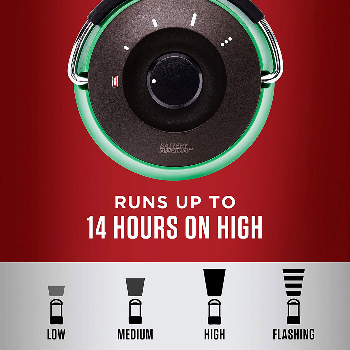 Coleman 1000 Lumens LED Camping Light Lantern w/ BatteryGuard, Green (Open Box) - VMInnovations