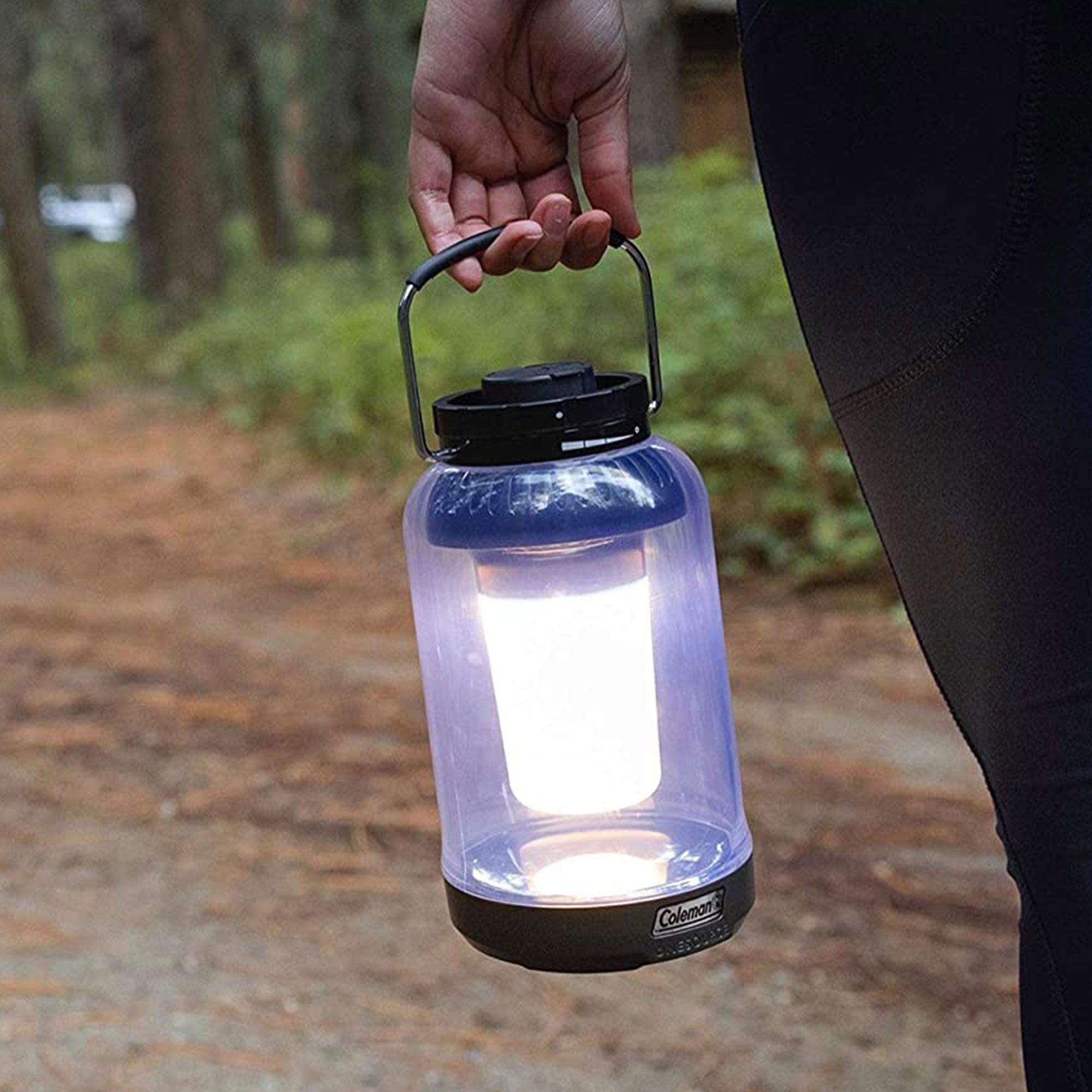 Coleman OneSource 1000 Lumens Outdoor Camping Lantern w/Charging Station, 2 Pack