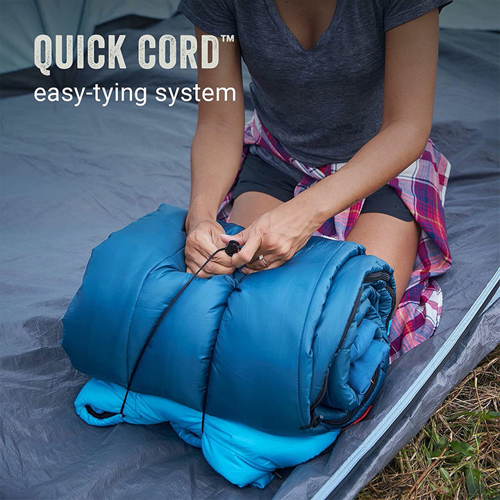 Coleman Kompact Lightweight 20 Fahrenheit Camping Hiking Sleeping Bag (2 Pack) - VMInnovations