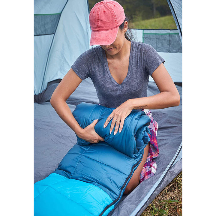 Coleman Kompact Lightweight 20 Fahrenheit Camping Hiking Sleeping Bag (2 Pack) - VMInnovations
