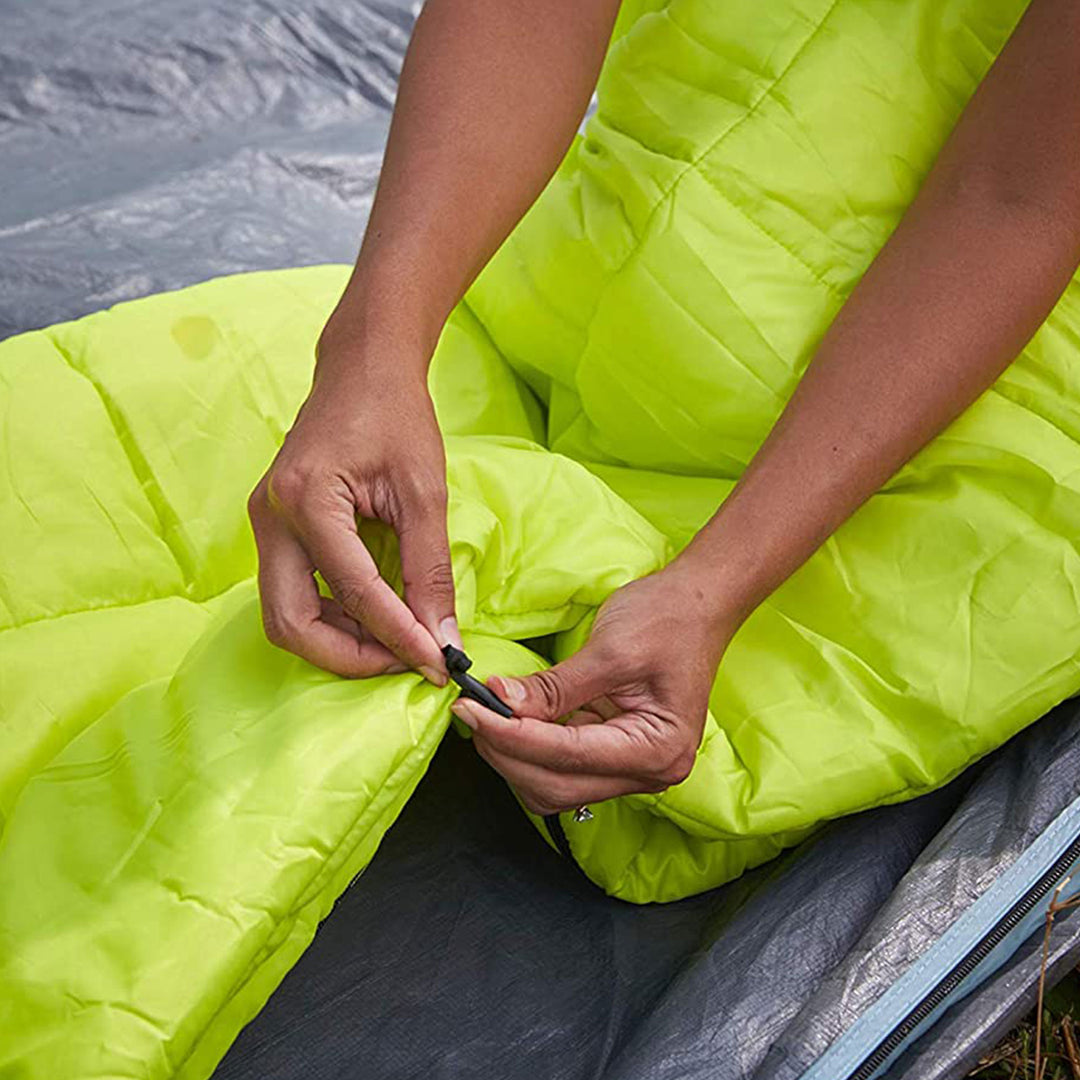 Coleman Kompact Thermolock 40 Fahrenheit Big Tall Contour Sleeping Bag (2 Pack) - VMInnovations