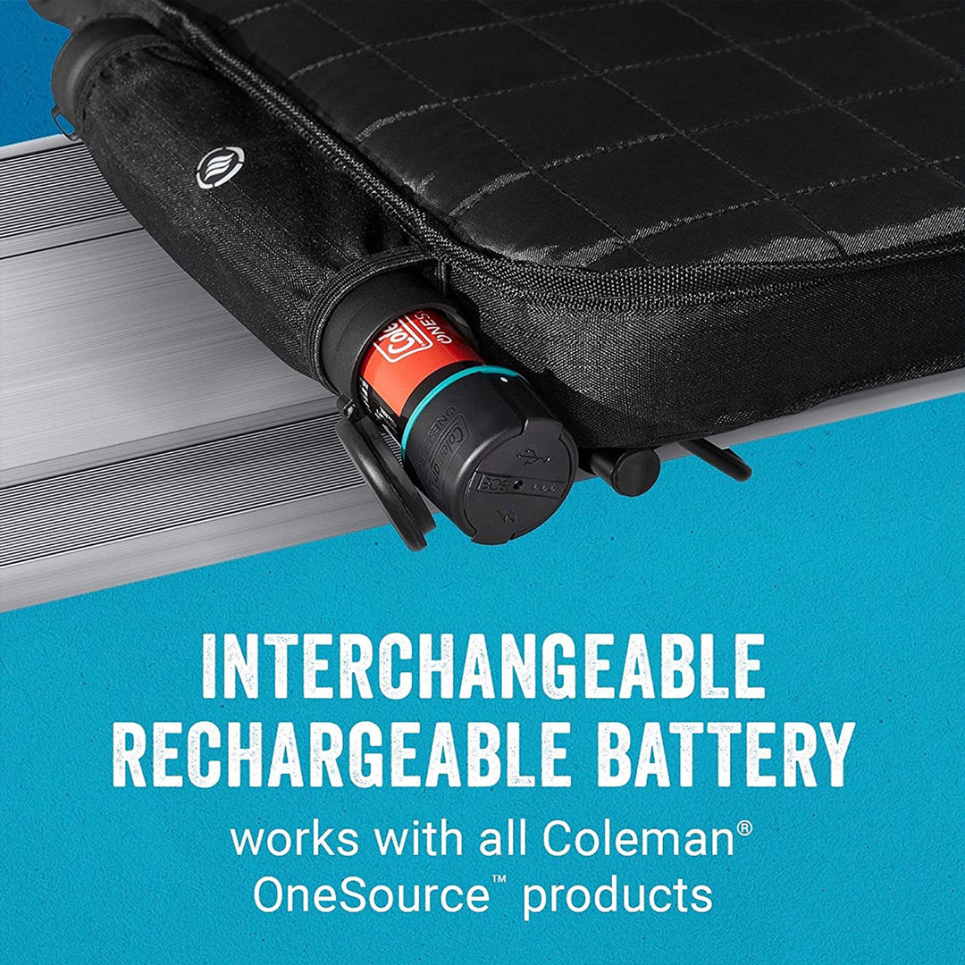 Coleman OneSource 17" Foldable Padded Rechargeable Heated Stadium Seat (2 Pack) - VMInnovations