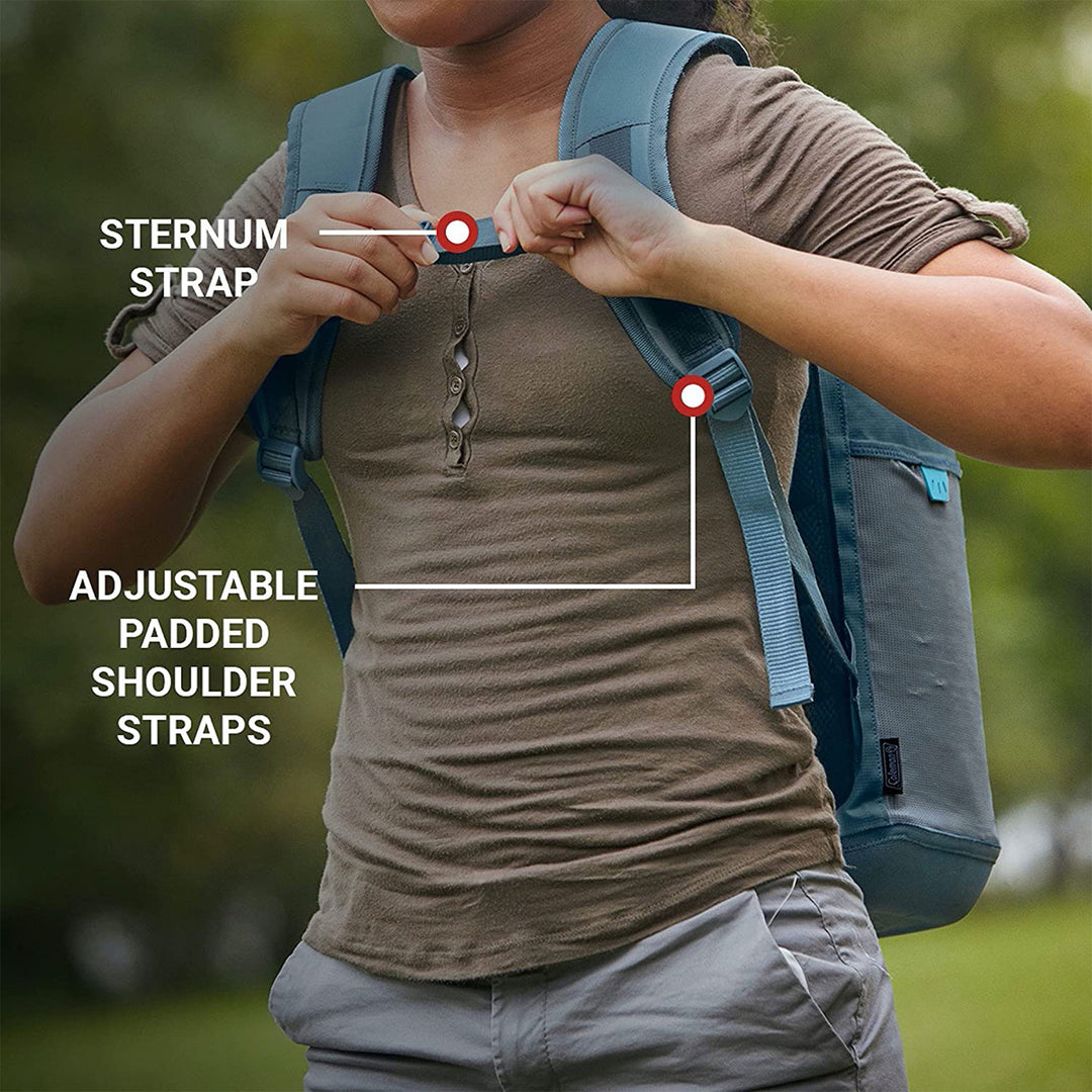 Coleman Sportflex 30 Leakproof Padded Soft Sided Can Soft Cooler Tote Bag, Blue - VMInnovations