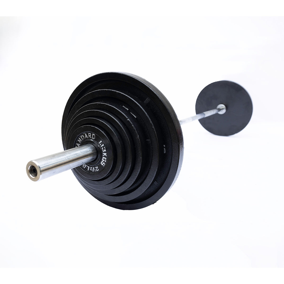McCarty Fitness Supply Fortek Strength 300 Lb Olympic Weight Plate Set & Barbell