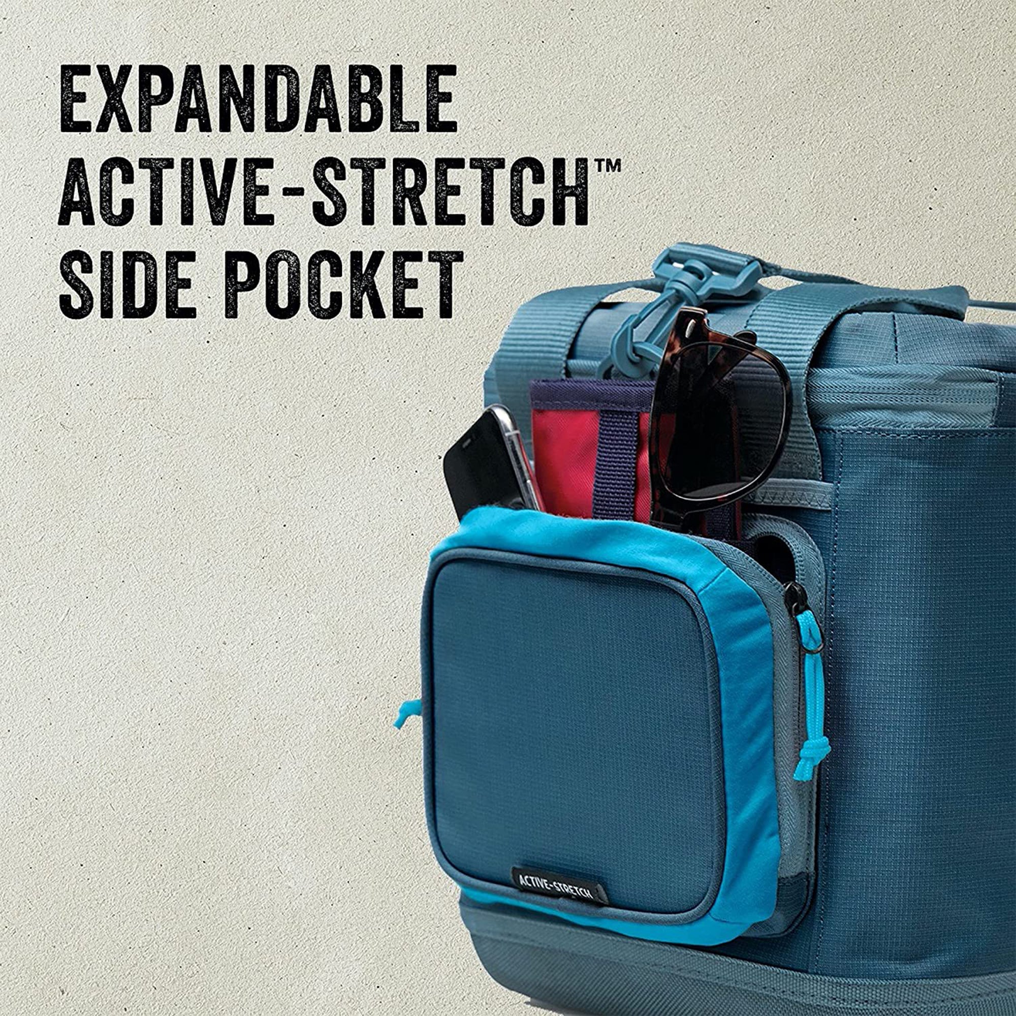 Coleman Sportflex 30 Leakproof Padded Soft Sided Can Soft Cooler Tote Bag, Blue - VMInnovations