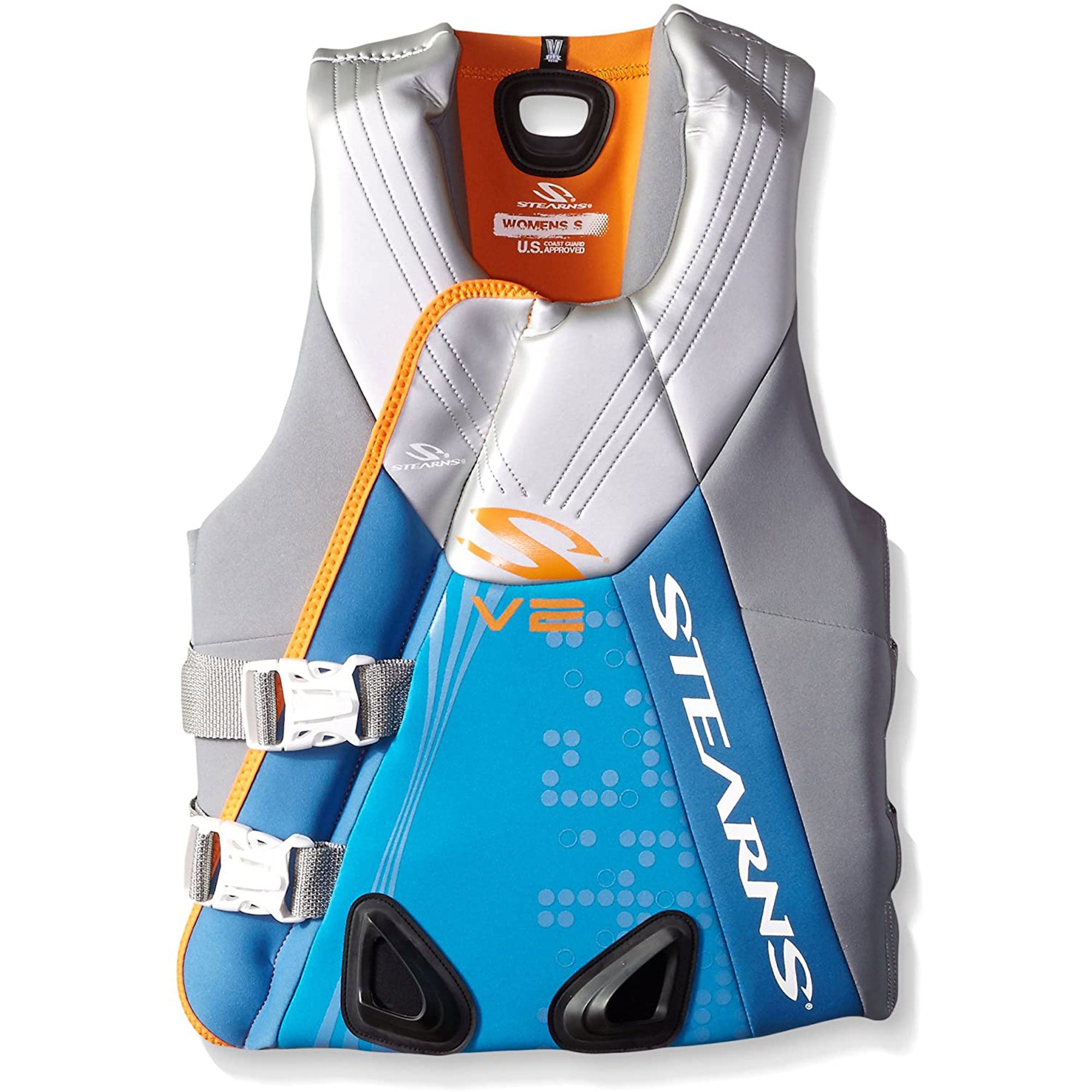 Sevylor Colorado 2 Person Inflatable Kayak & Stearns Women's Life Vest, Blue, L - VMInnovations