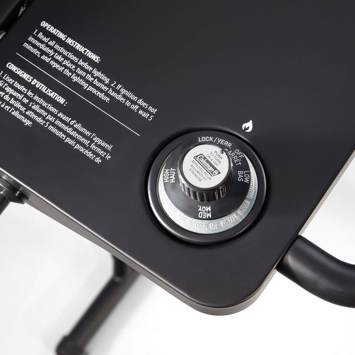 Coleman 19 Inch Road Tripping, Camping, and Tailgating Portable Propane Griddle - VMInnovations