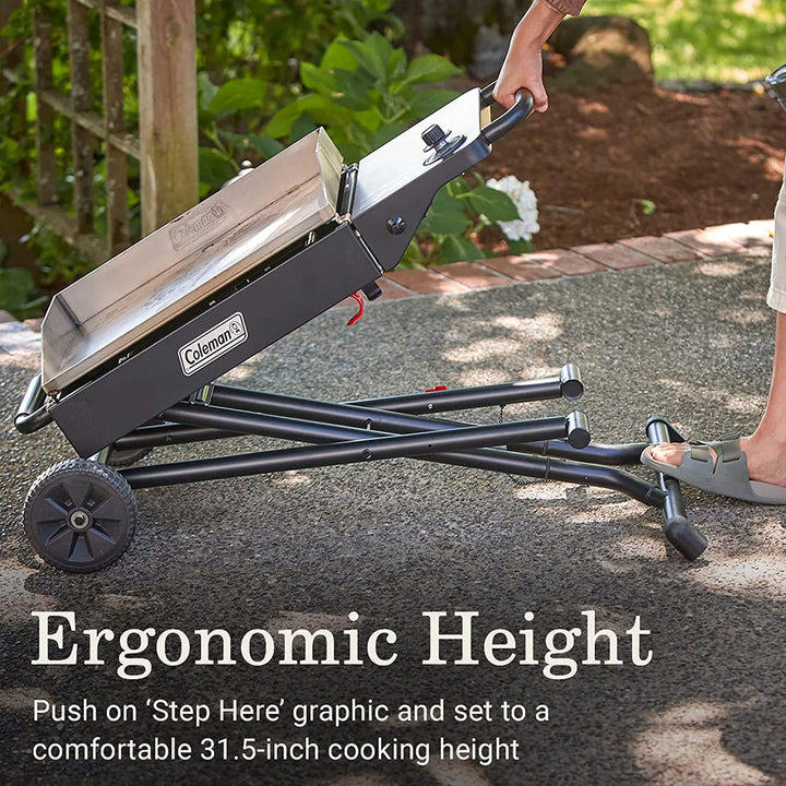 Coleman 19 Inch Road Tripping, Camping, and Tailgating Portable Propane Griddle - VMInnovations