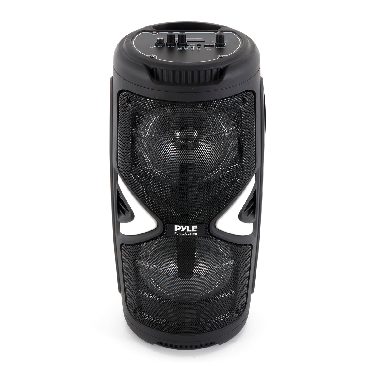 Pyle Portable Bluetooth Rechargeable Karaoke System with Wireless Mics (2 Pack)
