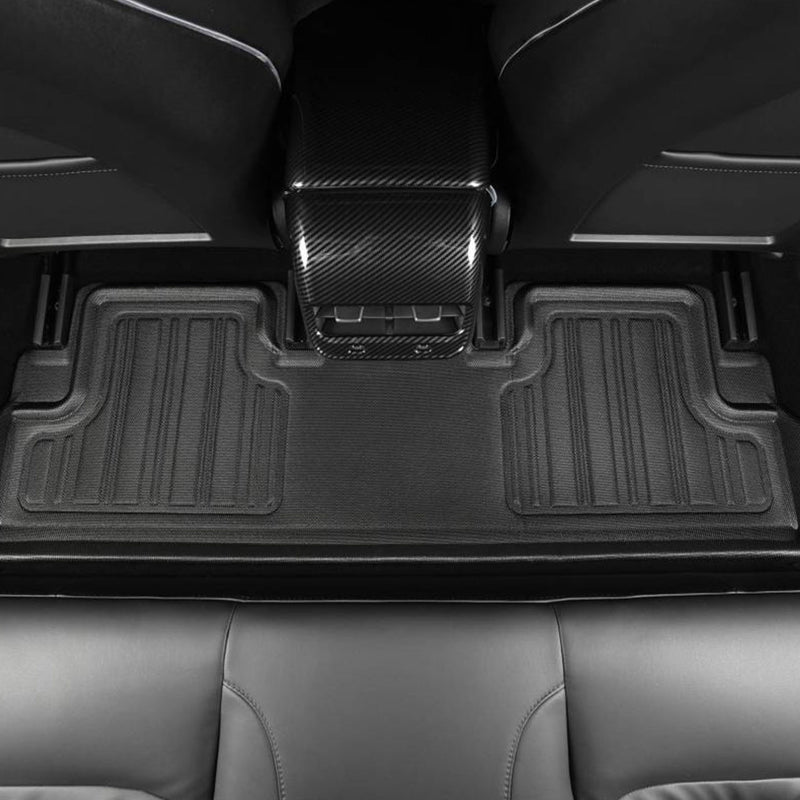 3D MAXpider Elitect Series Custom Floor Liner Set, 2021-23 Tesla Model Y, Black