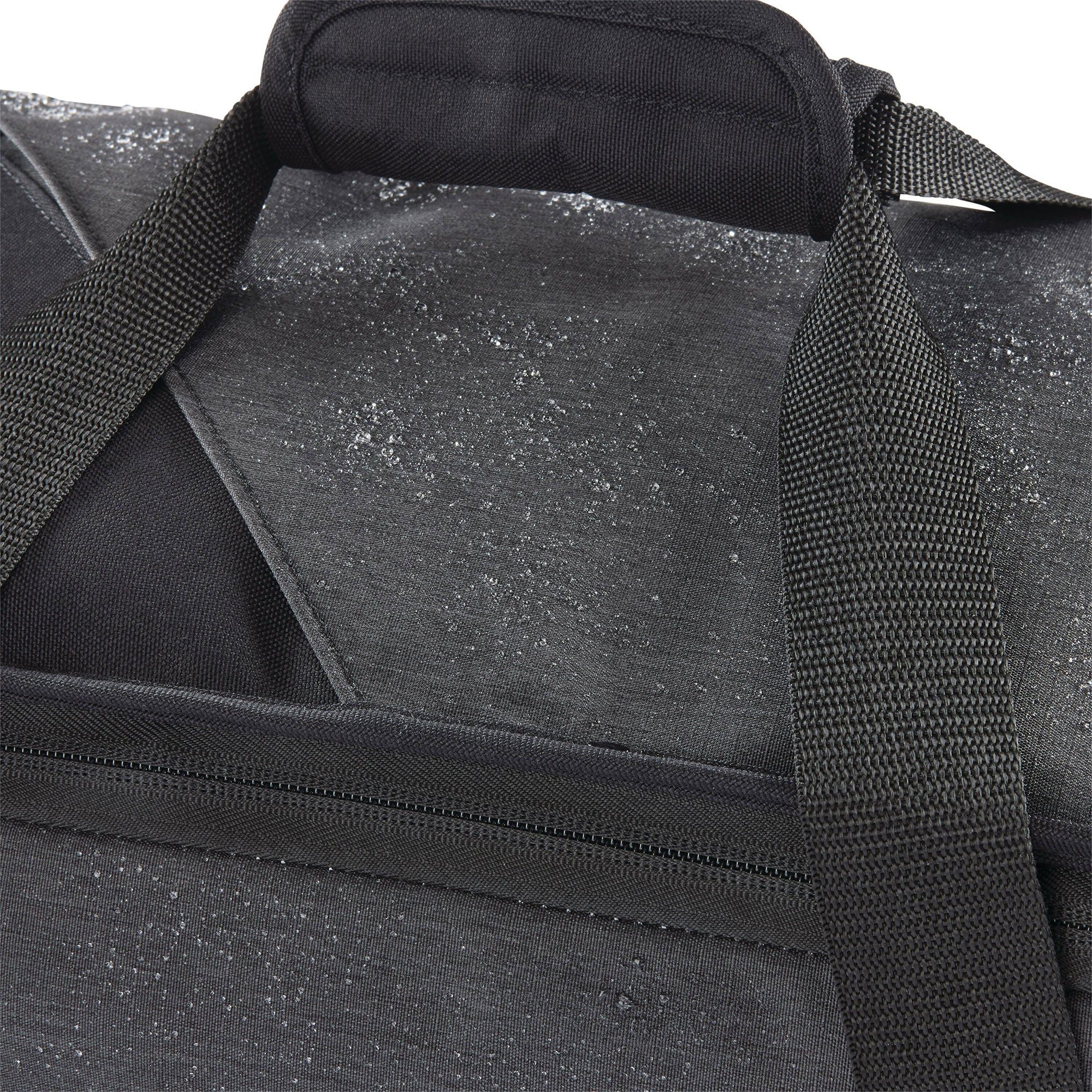 22 Inch Roomy Wheeled Duffel w/ Grab Handles, Black Heather (Used) - VMInnovations