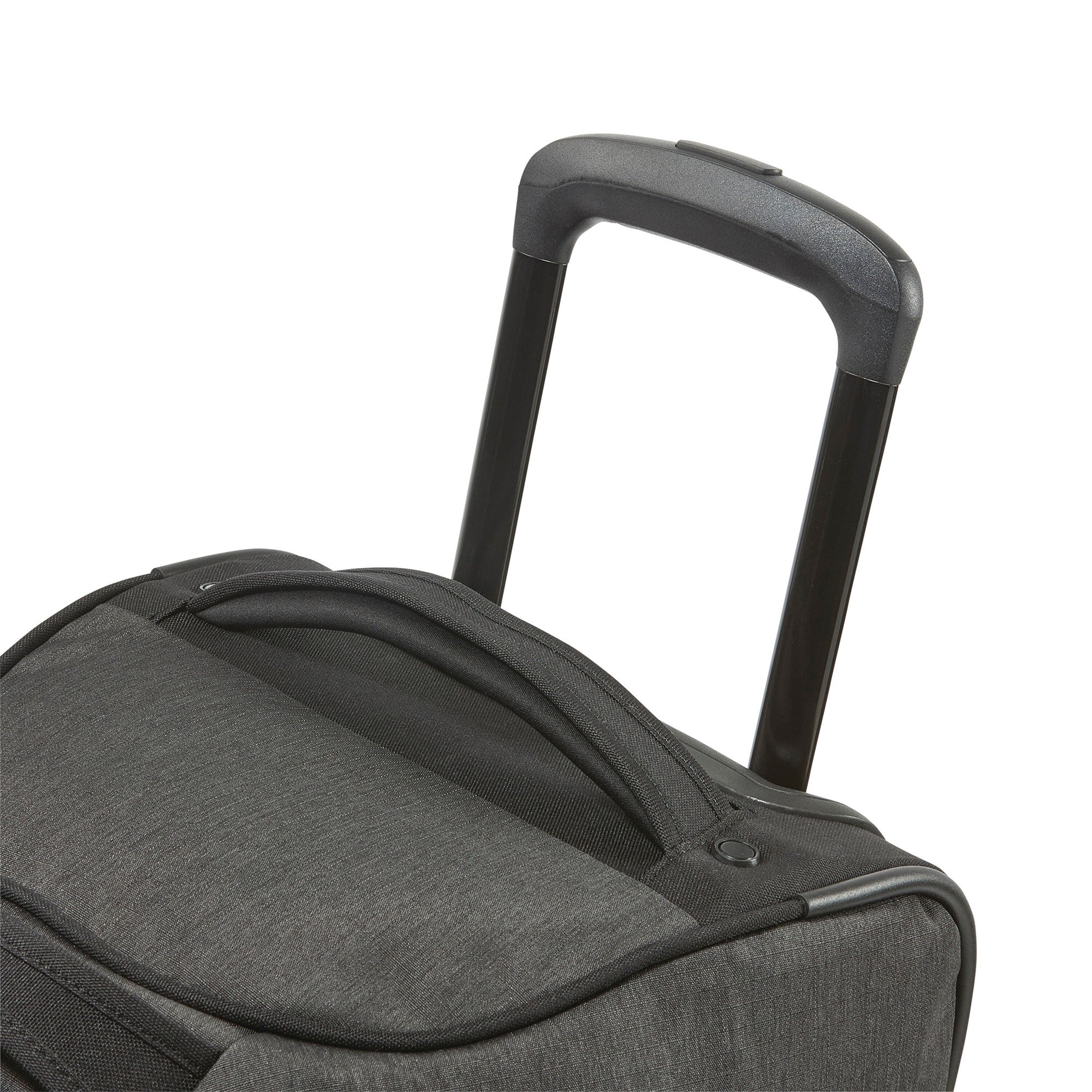 22 Inch Roomy Wheeled Duffel w/ Grab Handles, Black Heather (Used) - VMInnovations