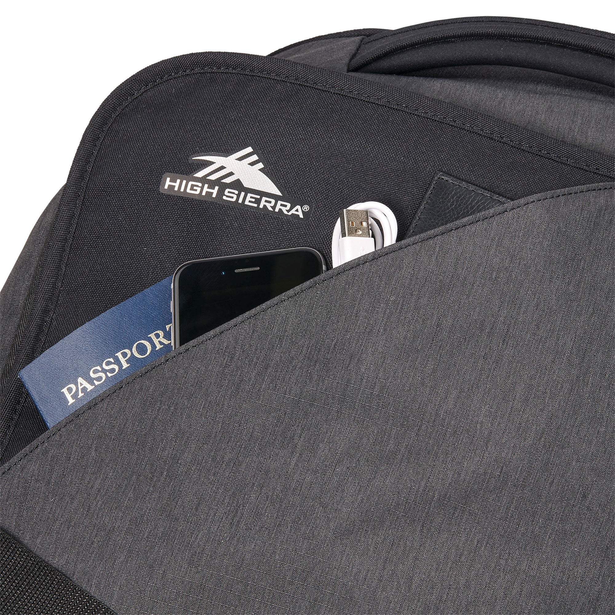Forester 34 Inch Roomy Wheeled Duffel w/ Grab Handles, Black Heather (Used) - VMInnovations