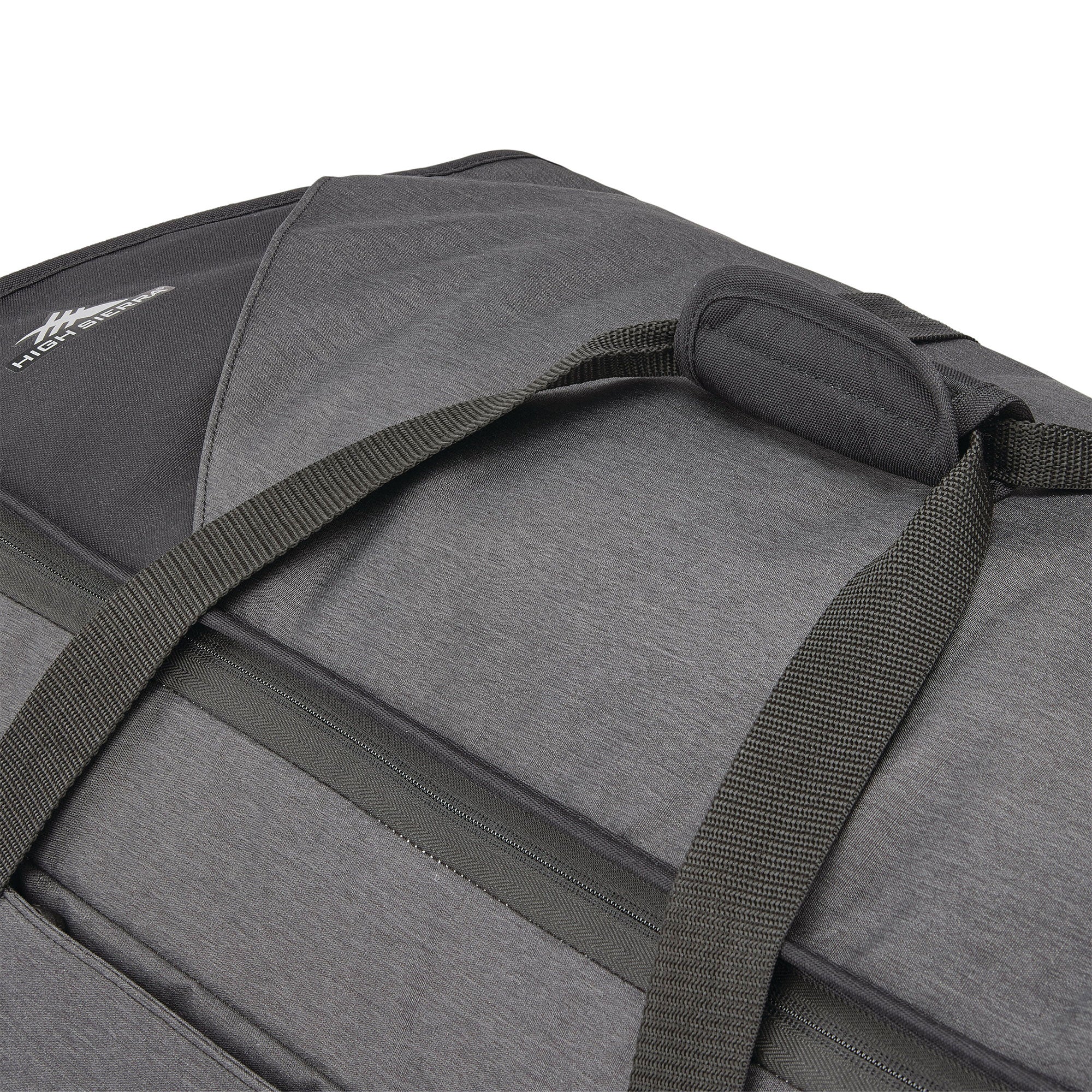 Forester 34 Inch Roomy Wheeled Duffel w/ Grab Handles, Black Heather (Used) - VMInnovations