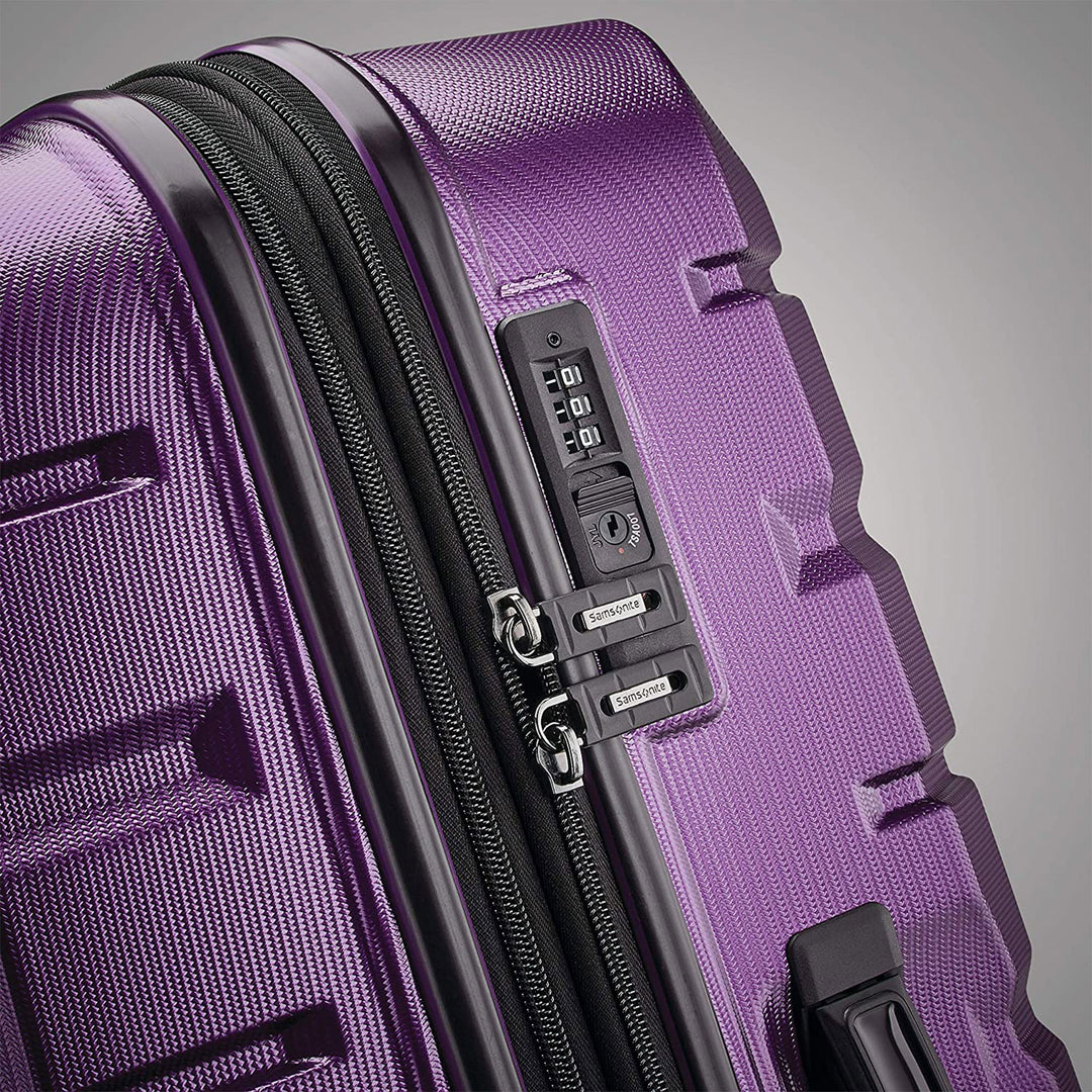 Samsonite Tech 2.0 Hardside Luggage with Spinner Wheels, 2 Piece, Purple (Used) - VMInnovations
