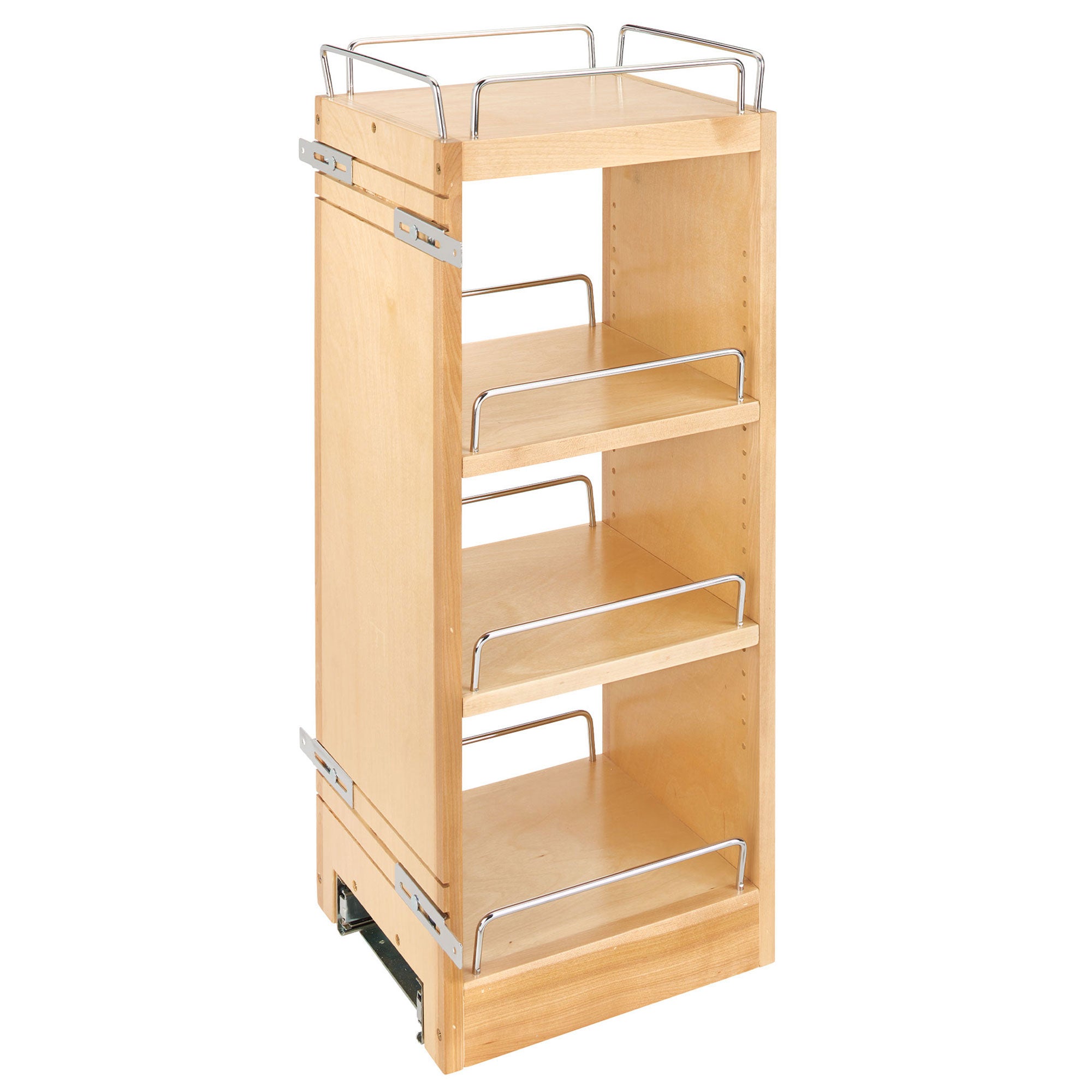 Rev-A-Shelf 9.5" Pullout Kitchen Wall Cabinet Organizer Soft-close, 448-BBSCWC-9C - VMInnovations