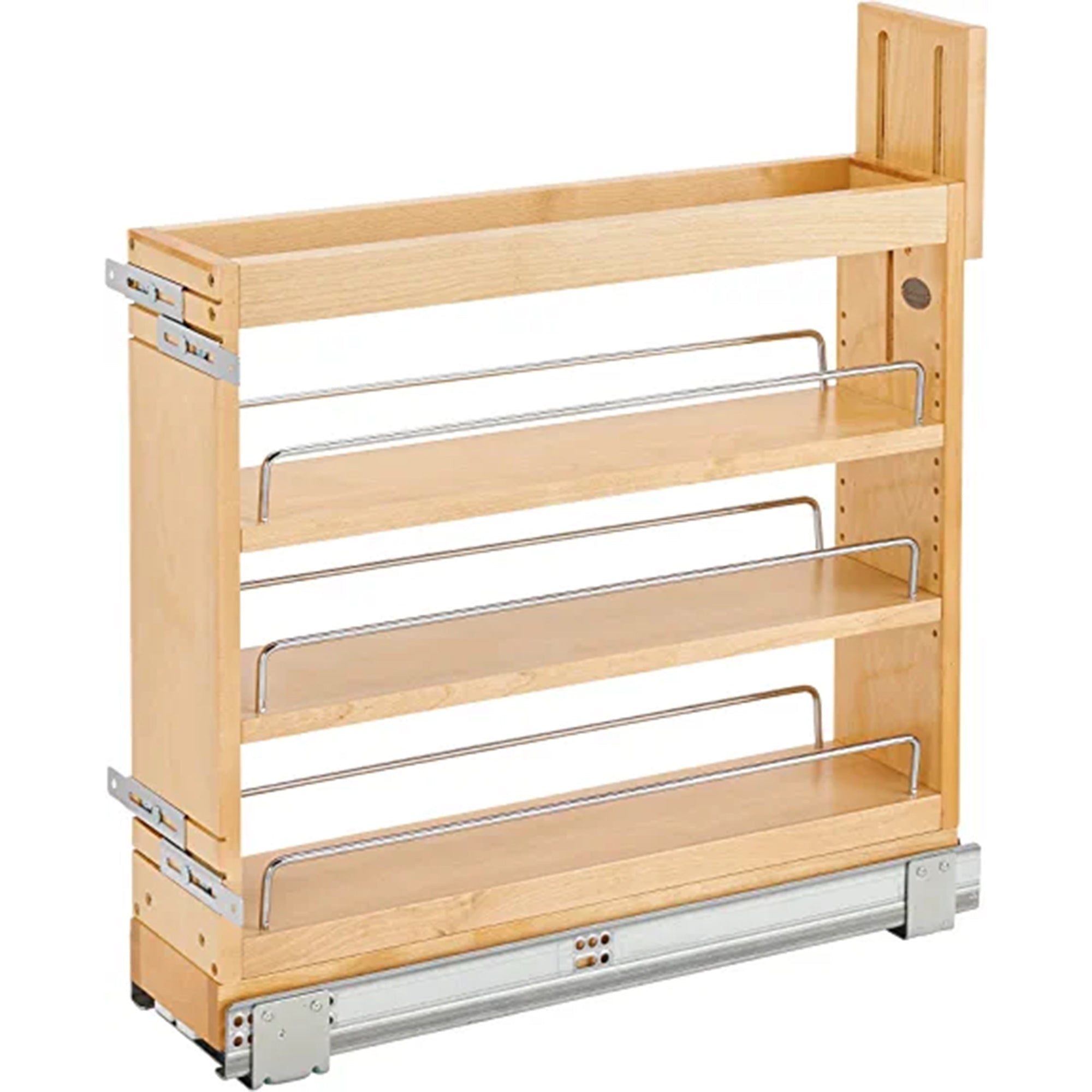 Rev-A-Shelf 5" Door/ Drawer Base Cabinet Organizer Soft-close, 448-BDDSC-5C - VMInnovations
