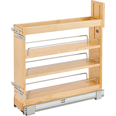 Rev-A-Shelf 5" Door/ Drawer Base Cabinet Organizer Soft-Close, 448-BDDSC-5C