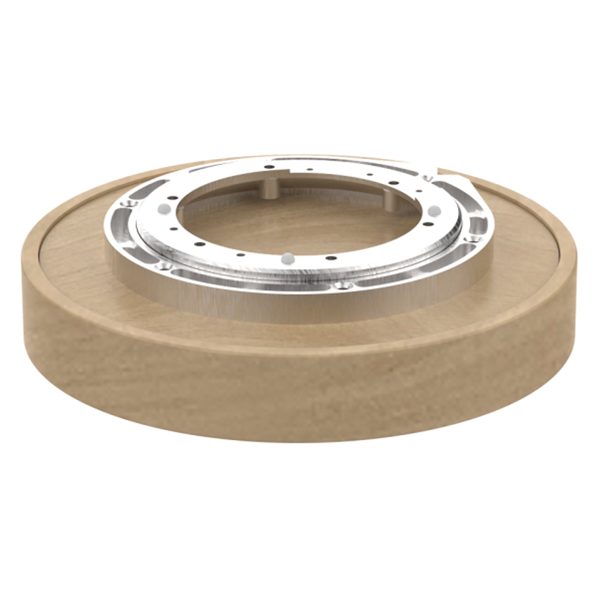 Rev-A-Shelf 10" Lazy Susan Wooden Circle 1-Shelf w/ Swivel Bearings, 4WLS001-10B52 - VMInnovations