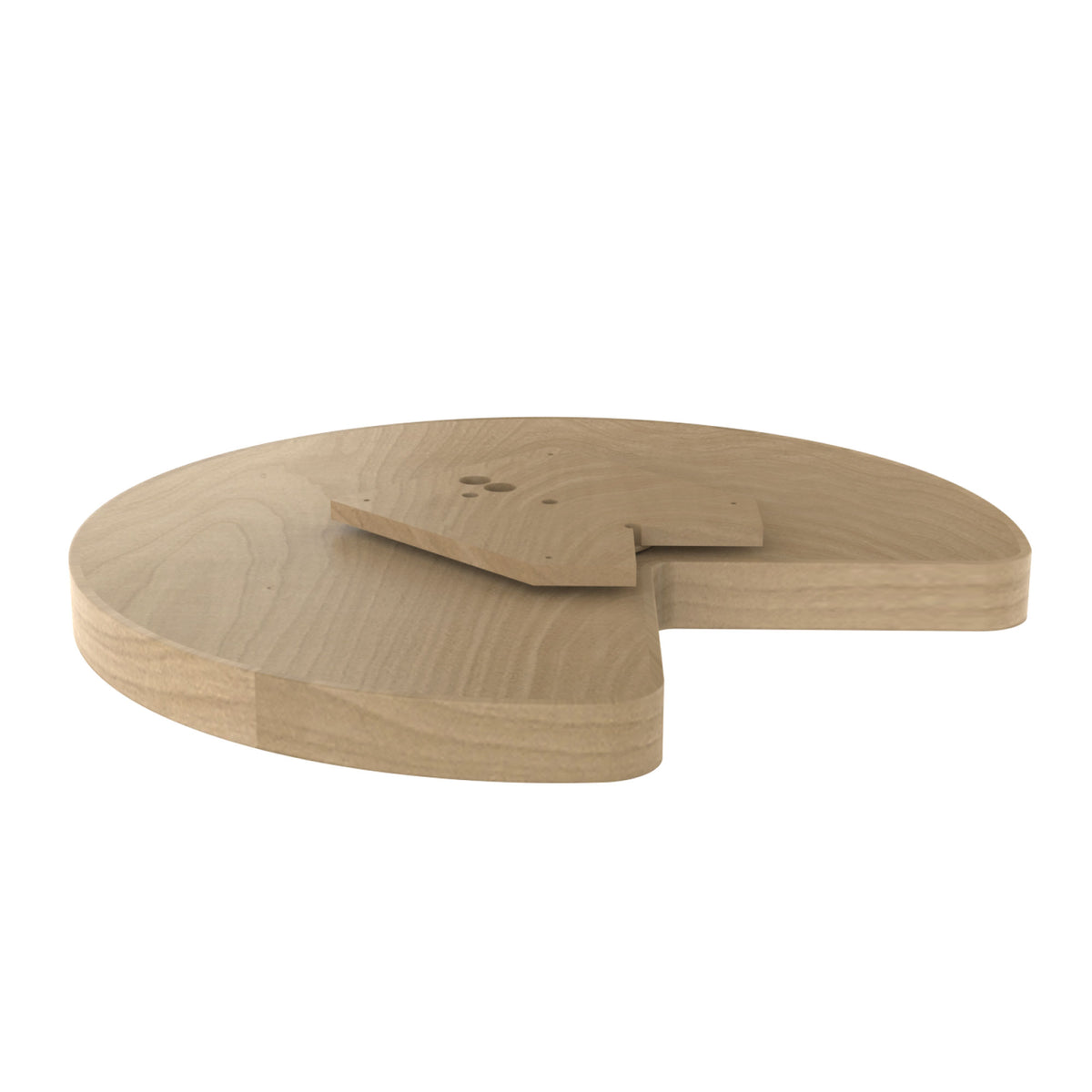 Rev-A-Shelf LD-4BW-401-32SBS-1 1 Tier Lazy Susan Corner Cabinet Organizer, Maple