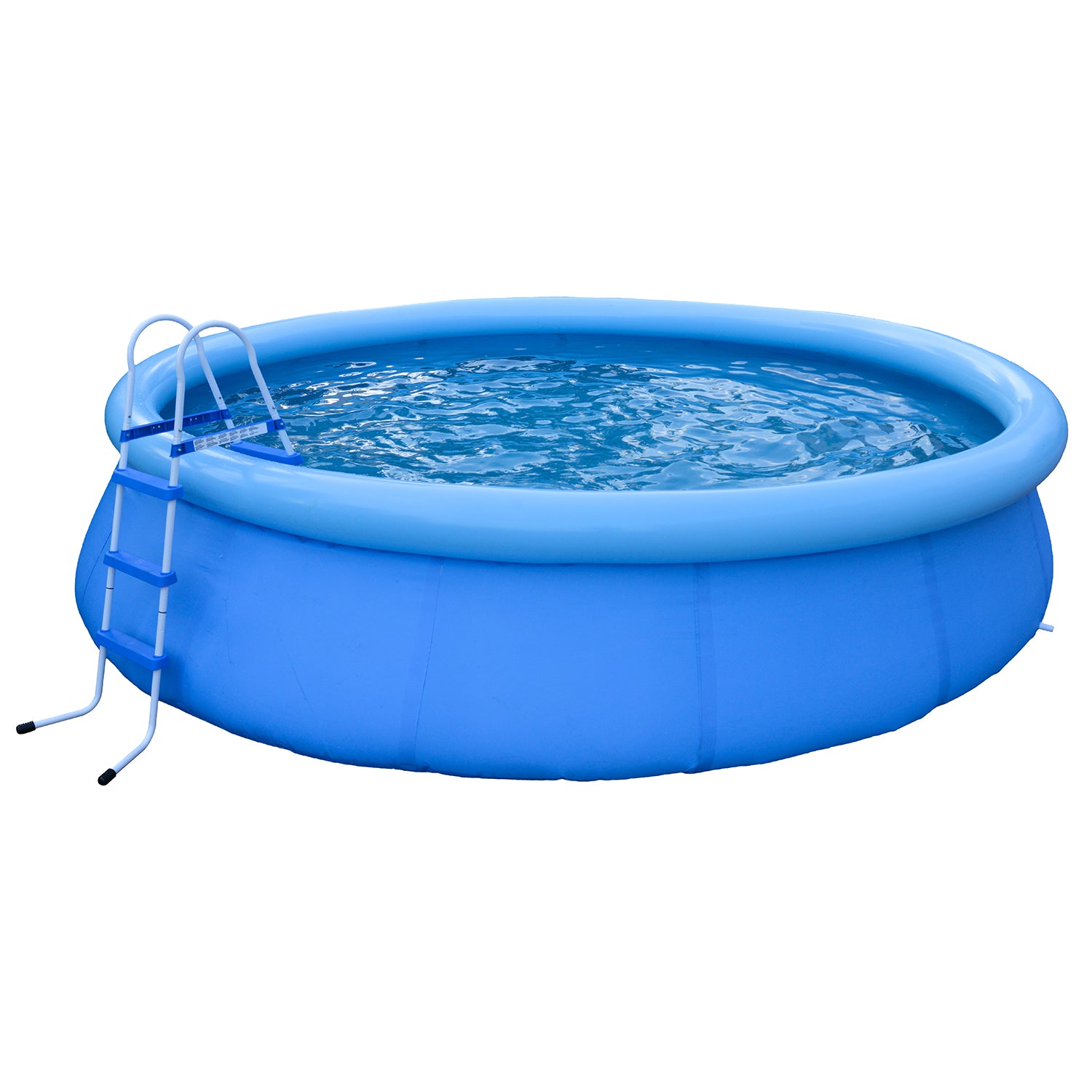 JLeisure 29R145 43" 3 Step Outdoor Backyard Above Ground Pool Ladder (Open Box) - VMInnovations
