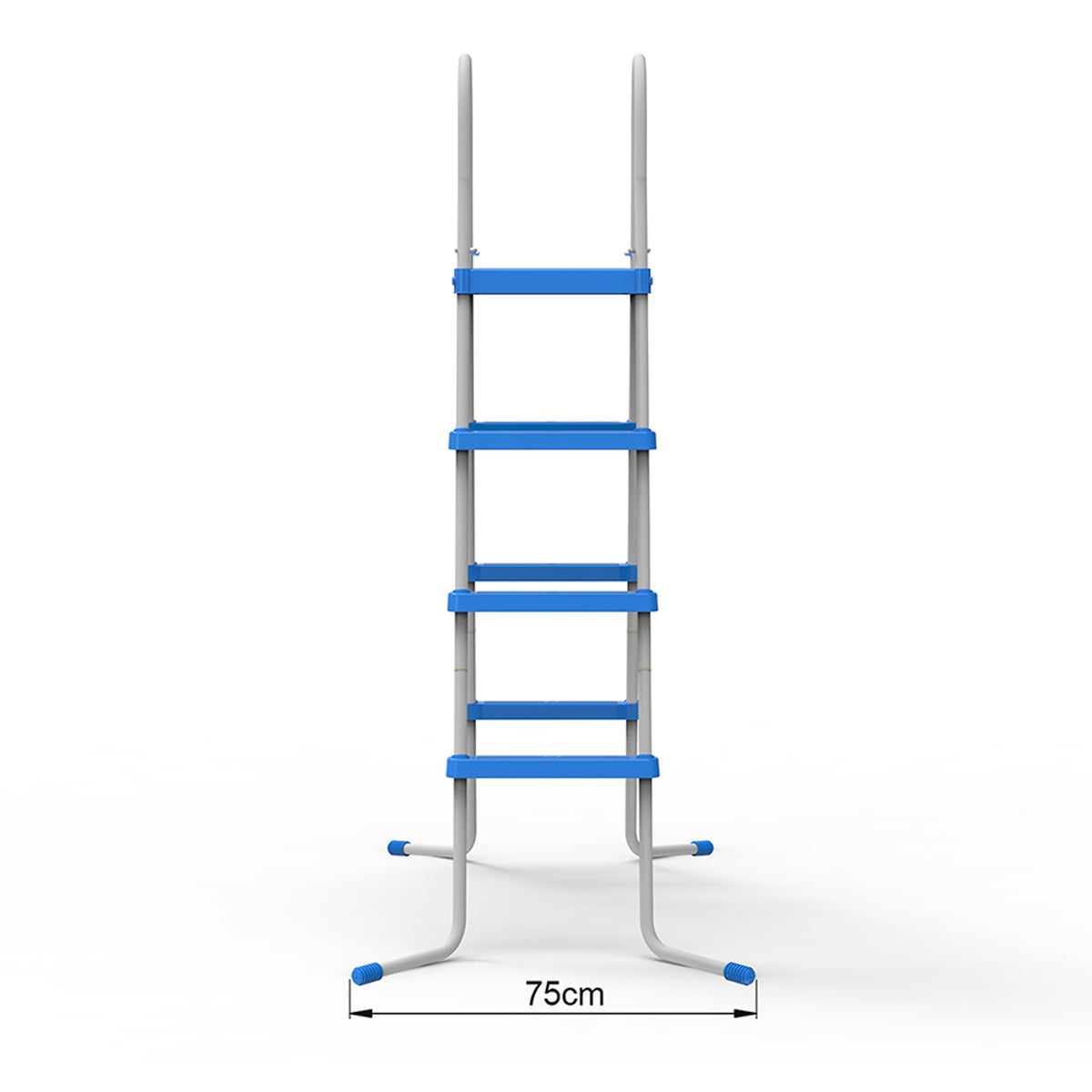 JLeisure 29R146 48" 3 Step Platform Outdoor Above Ground Swimming Pool Ladder - VMInnovations