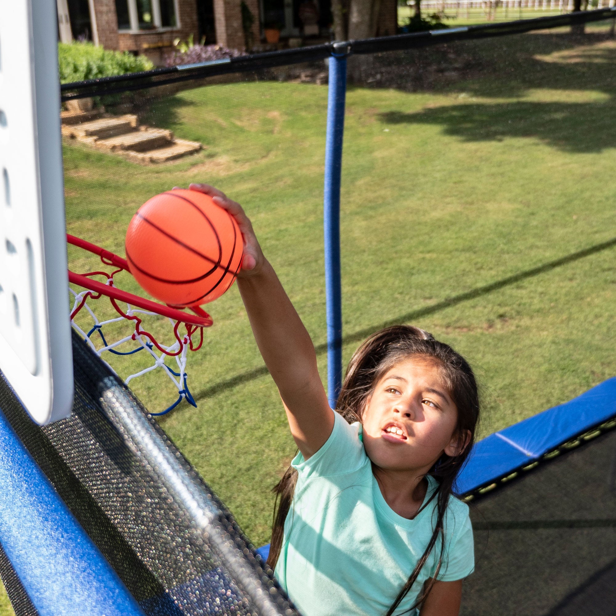 Jumpking JKRC10152BHC3 Rectangular Trampoline with Basketball Hoop Attachment - VMInnovations