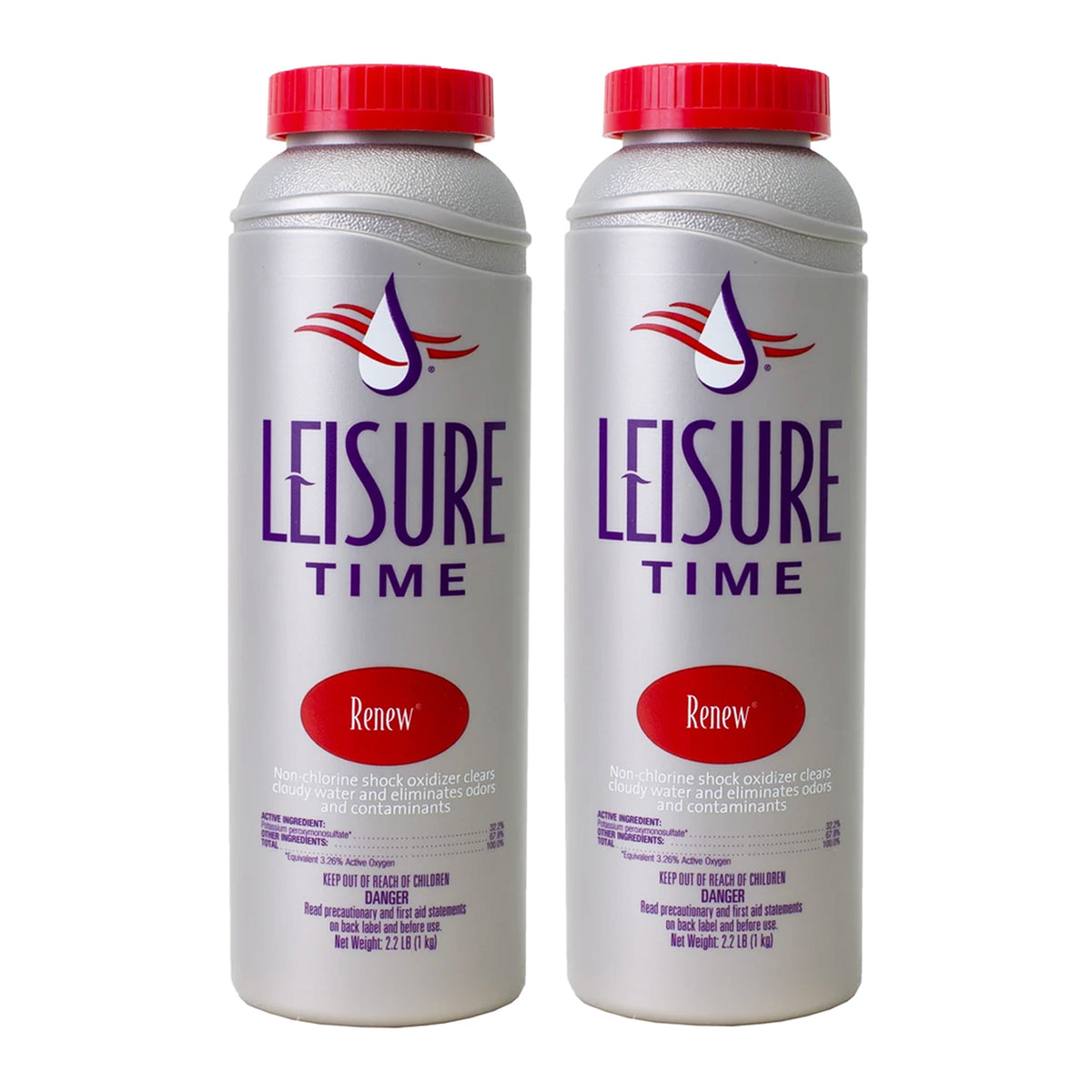 Leisure Time Renew Spa Hot Tub Non-Chlorine 4.4 lbs (2 Pack)